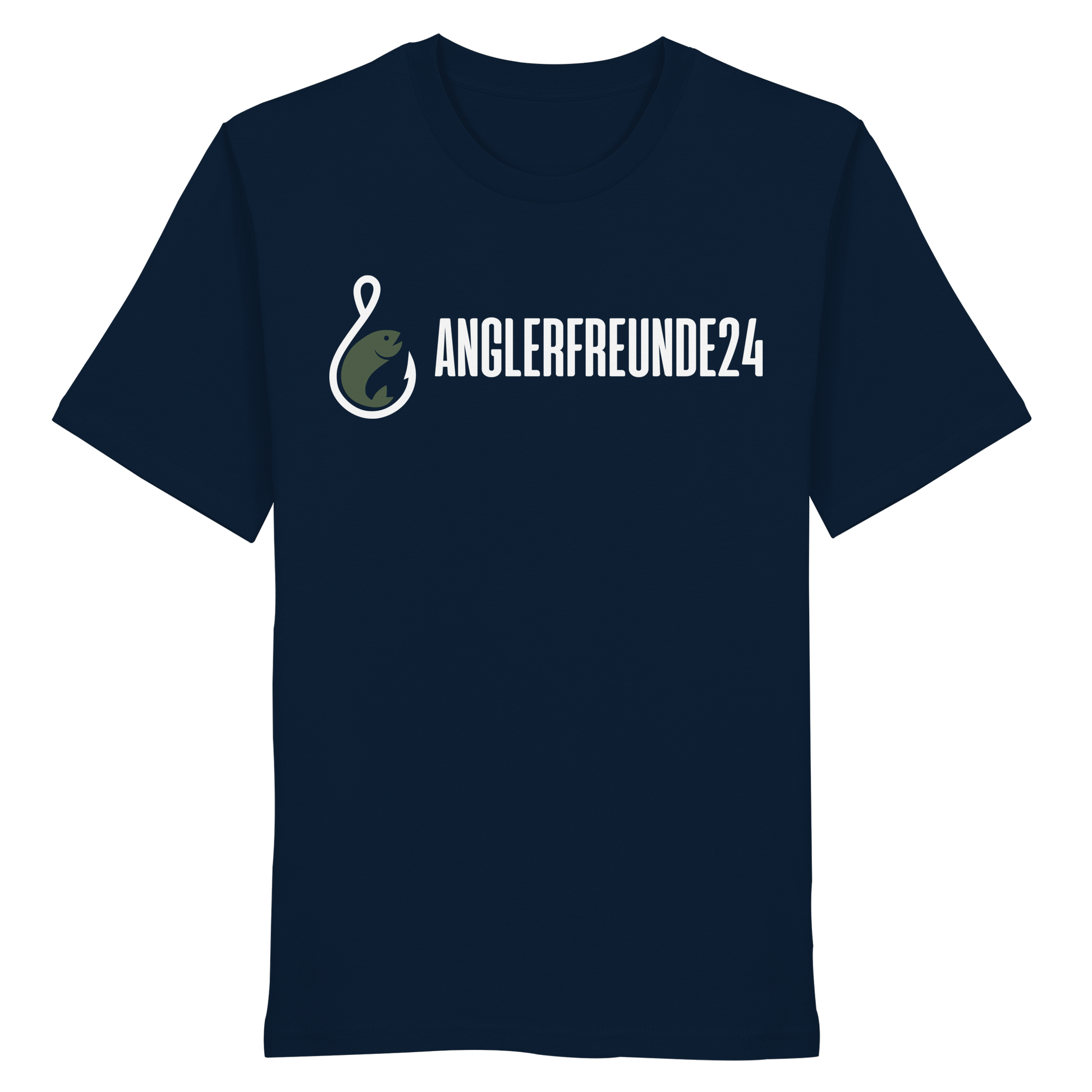 Anglerfreunde24 Weiß - Premium Shirt