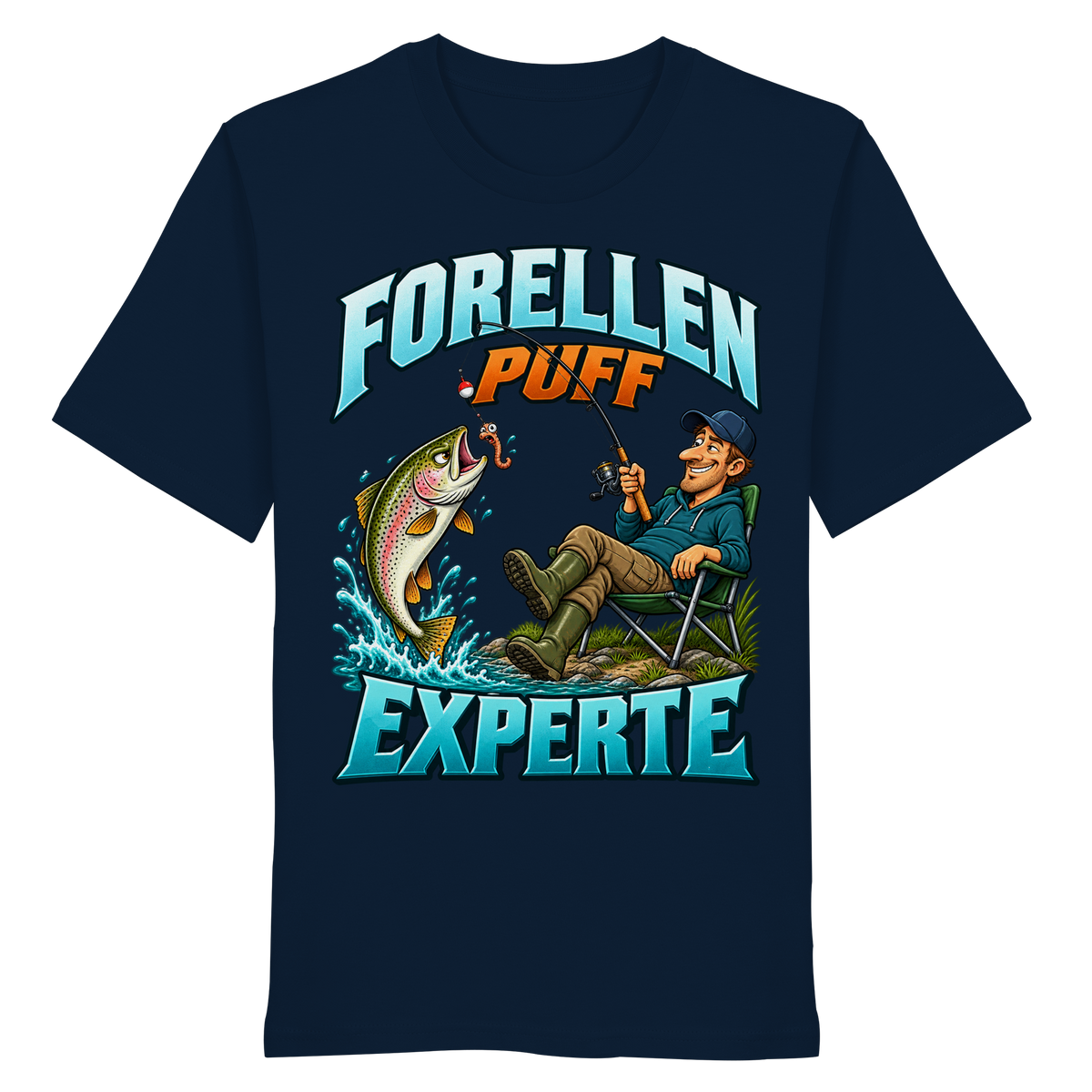 Forellen Puff Experte - Premium-Shirt