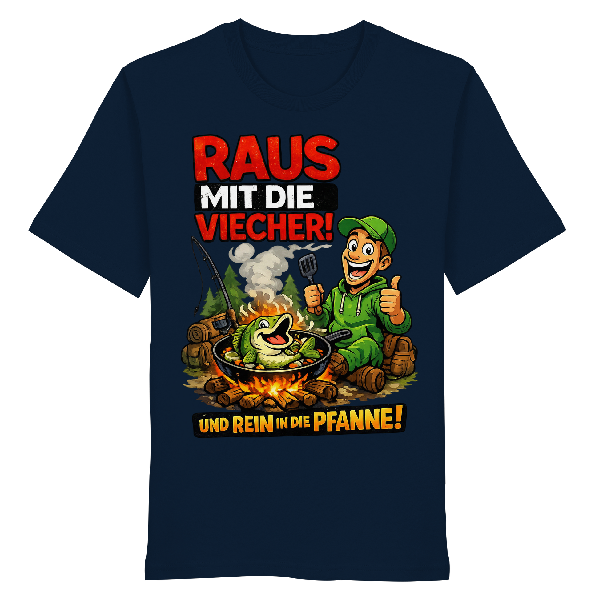 Raus Mit- Rein Pfanne - Premium Shirt