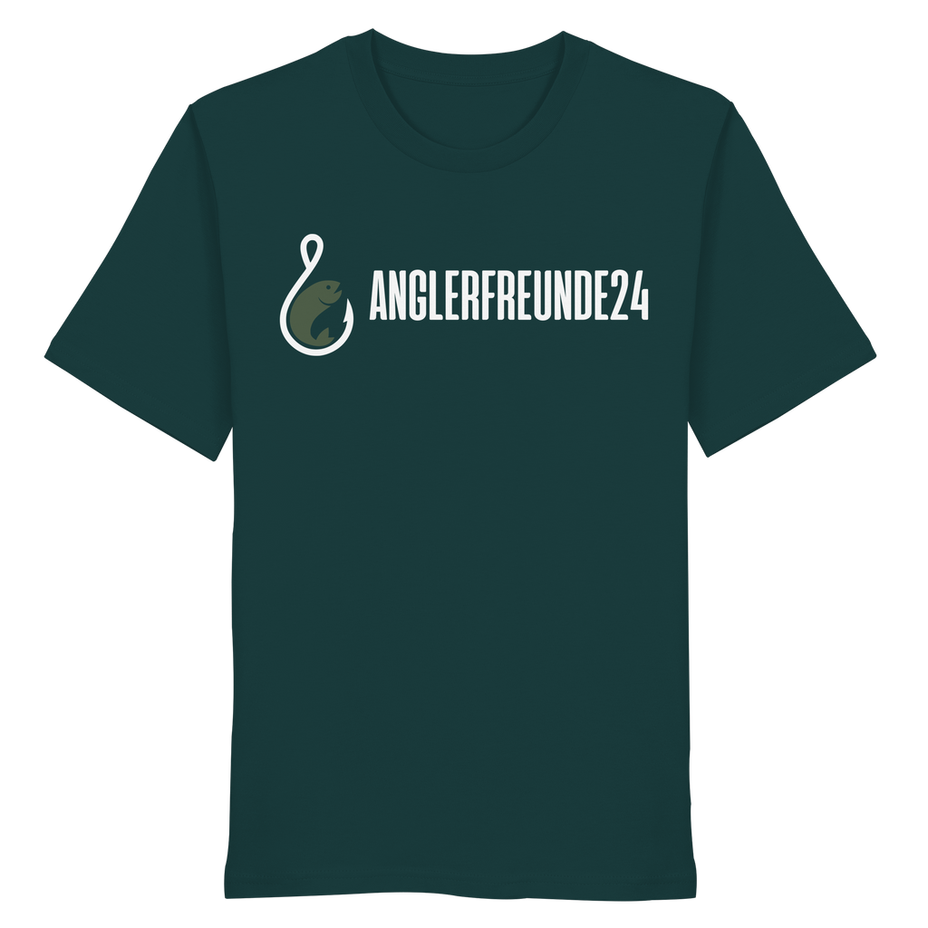 Anglerfreunde24 Weiß - Premium Shirt
