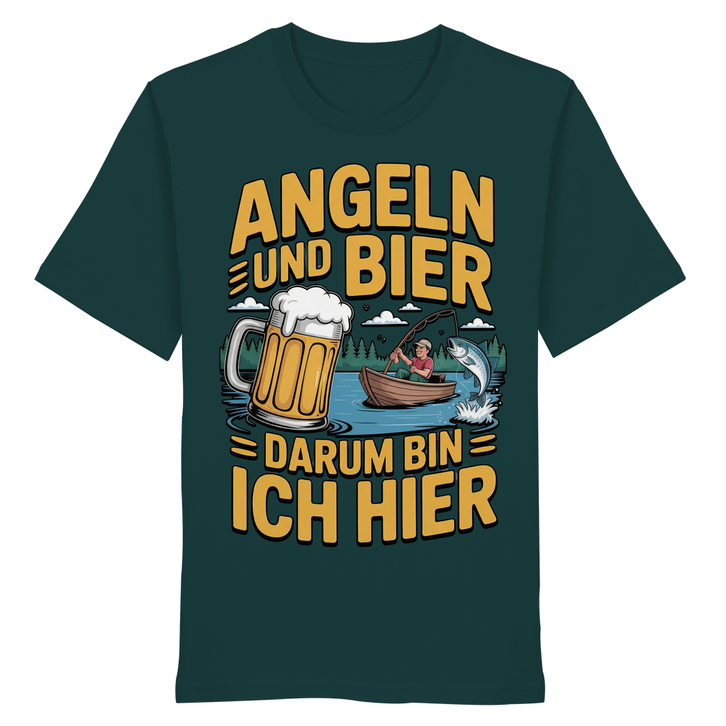 Angeln und Bier  - Premium Shirt
