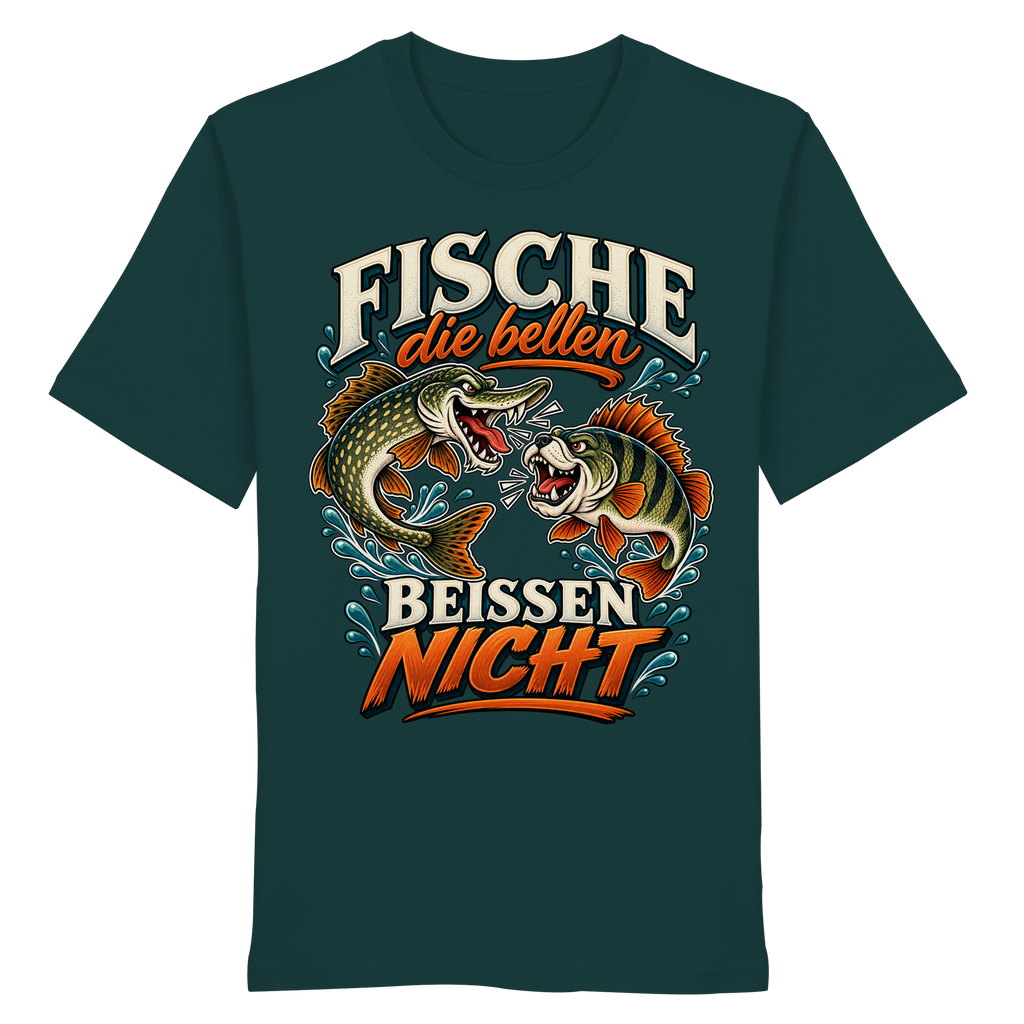 Fische die Bellen - Premium-Shirt