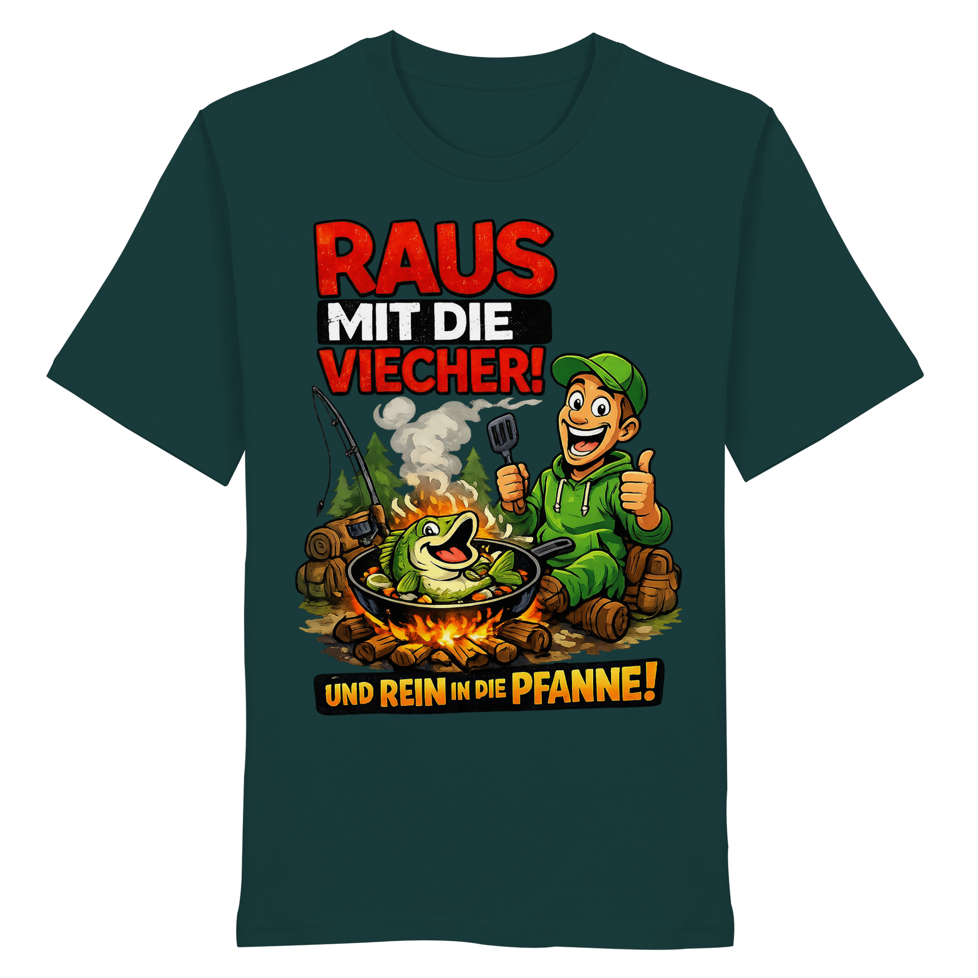Raus Mit- Rein Pfanne - Premium Shirt
