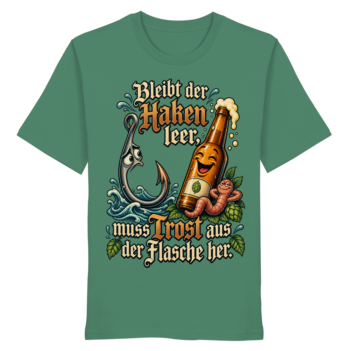 Bleibt der Haken leer - Premium-Shirt