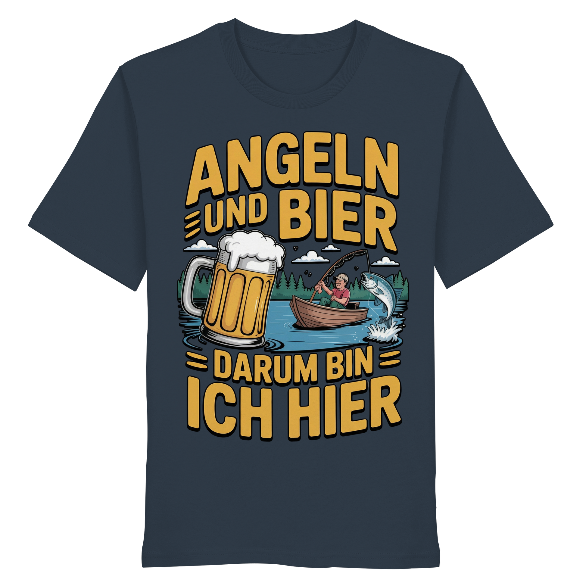 Angeln und Bier  - Premium Shirt