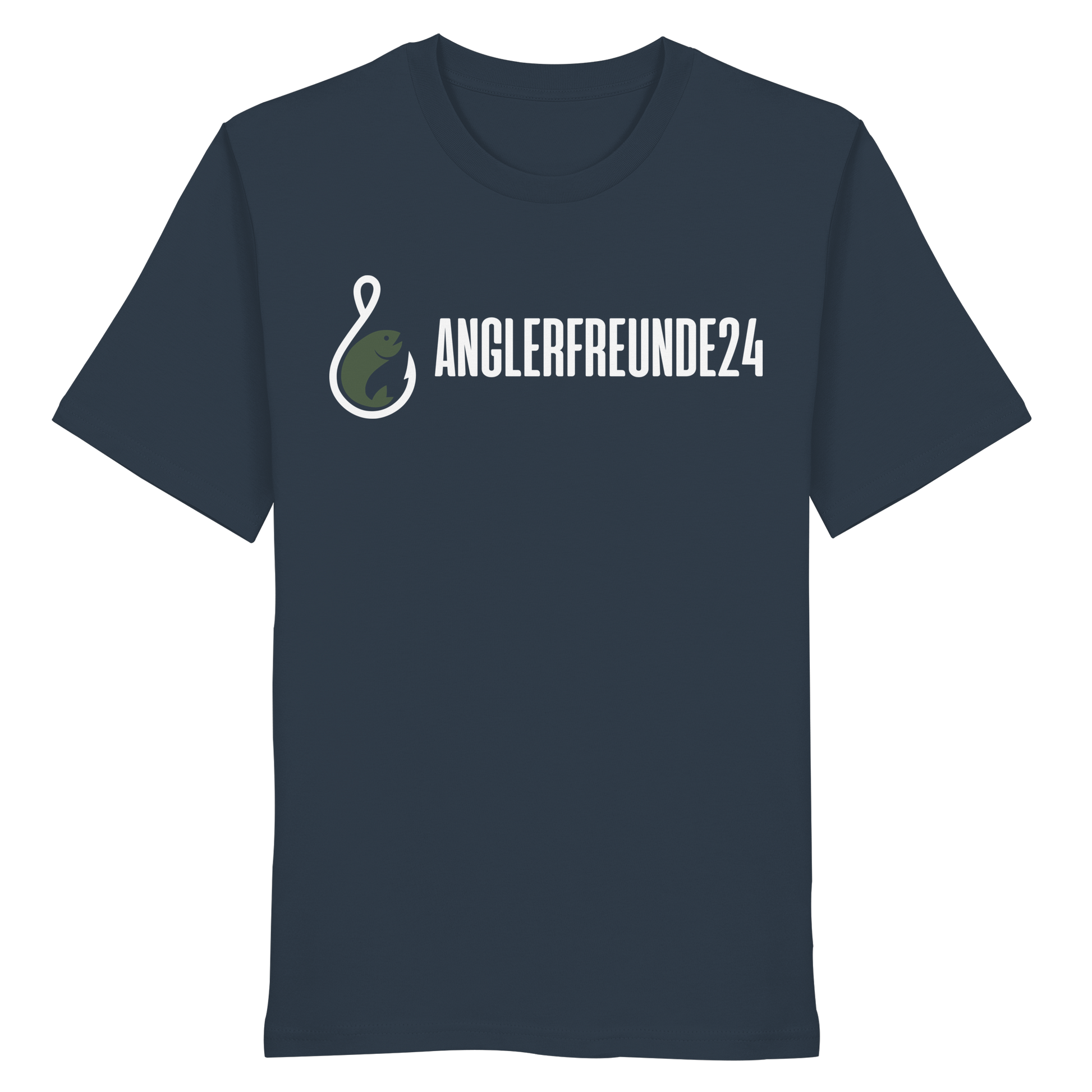 Anglerfreunde24 Weiß - Premium Shirt