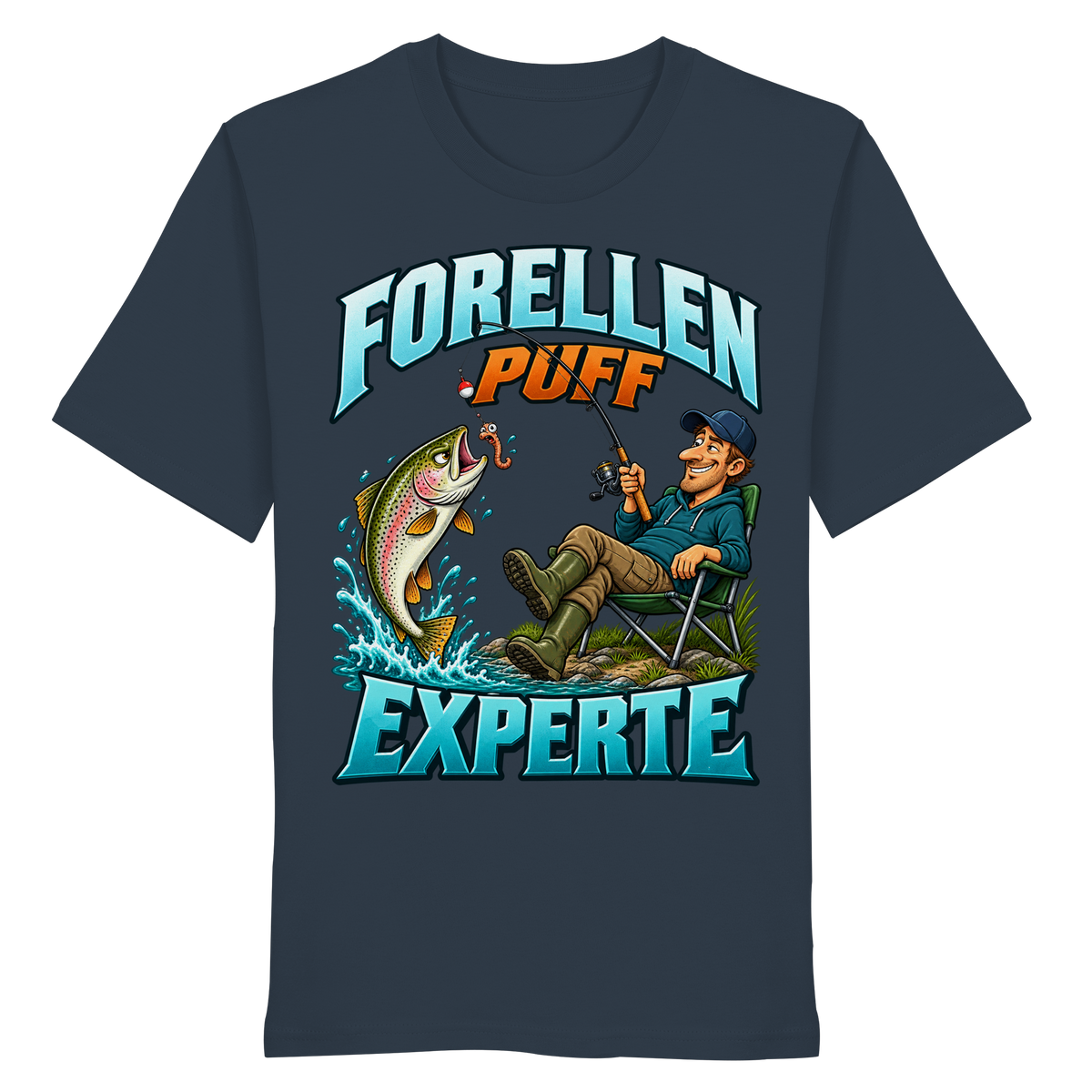 Forellen Puff Experte - Premium-Shirt