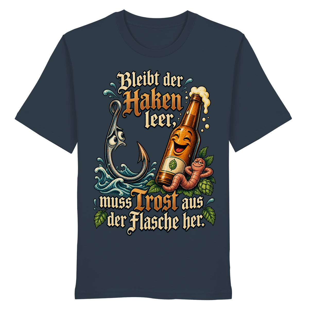 Bleibt der Haken leer - Premium-Shirt