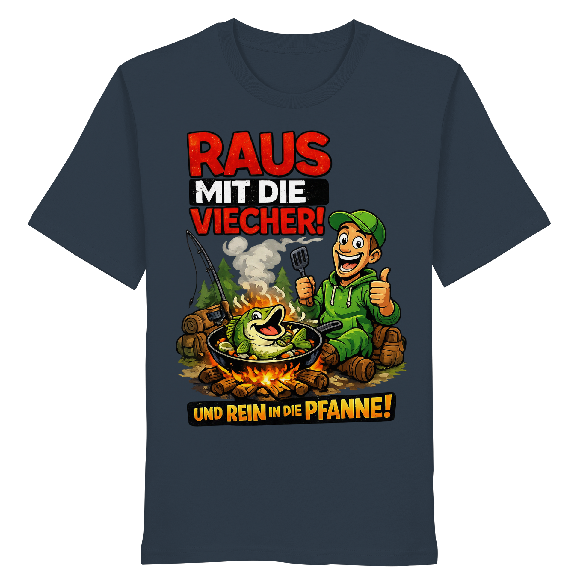 Raus Mit- Rein Pfanne - Premium Shirt
