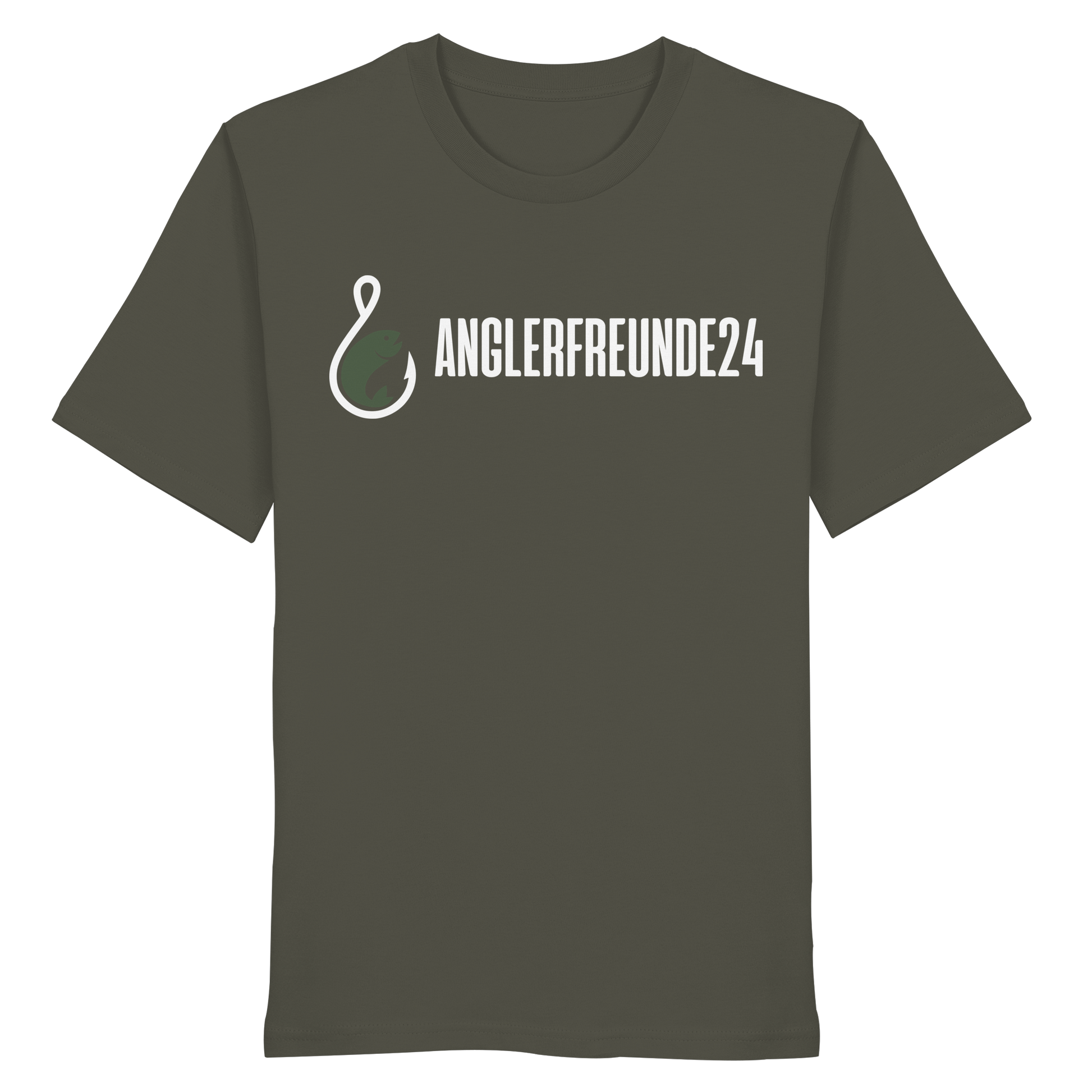 Anglerfreunde24 Weiß - Premium Shirt