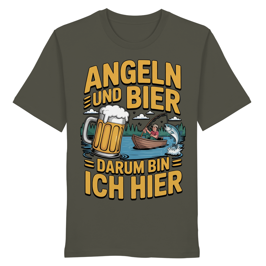 Angeln und Bier  - Premium Shirt