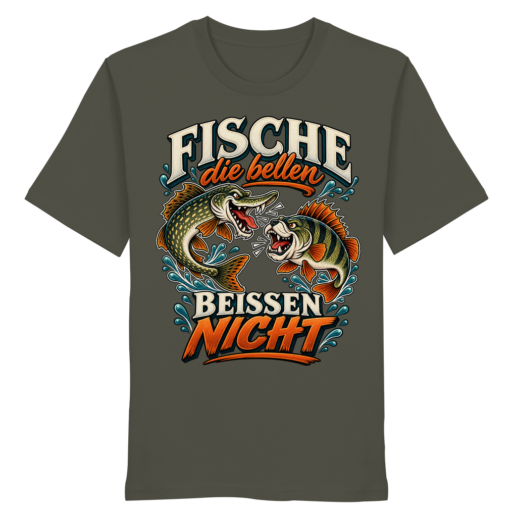 Fische die Bellen - Premium-Shirt