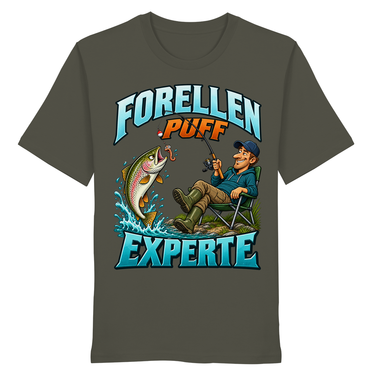 Forellen Puff Experte - Premium-Shirt