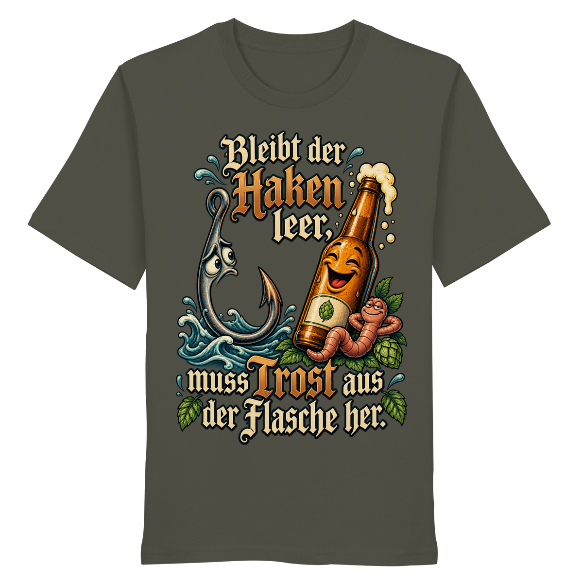 Bleibt der Haken leer - Premium-Shirt