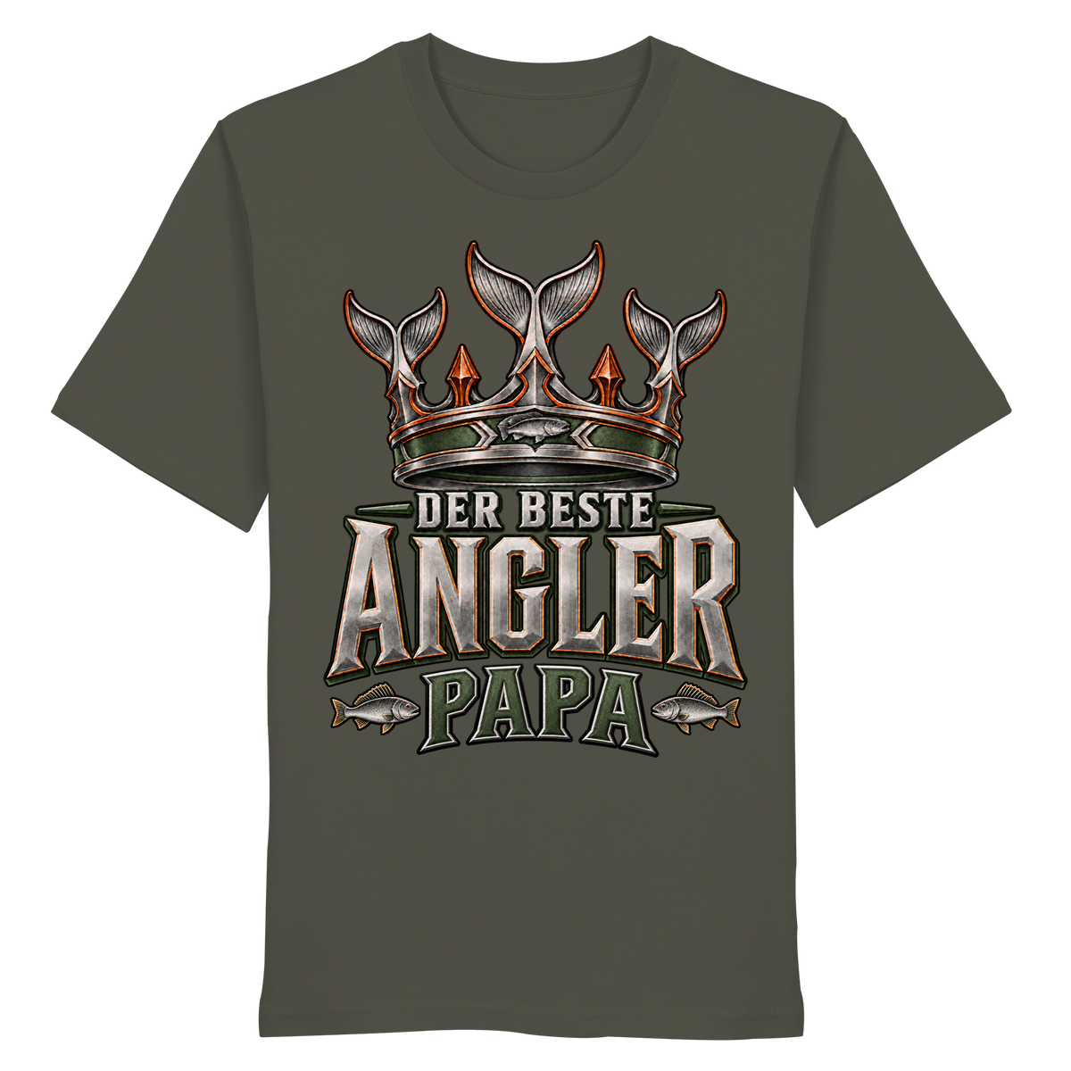Der Beste Angler Papa - Premium-Shirt