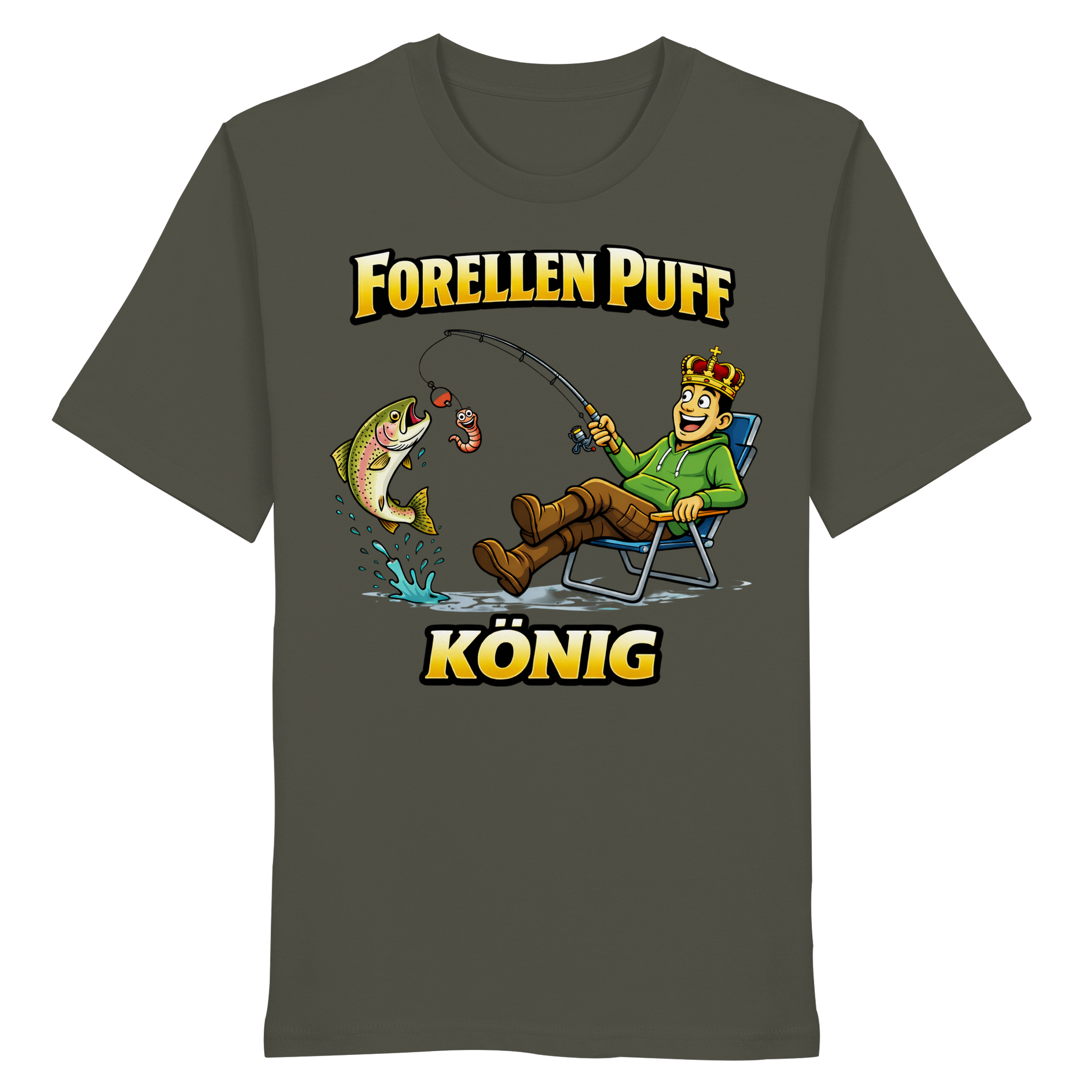 Forellen Puff König - Premium Shirt