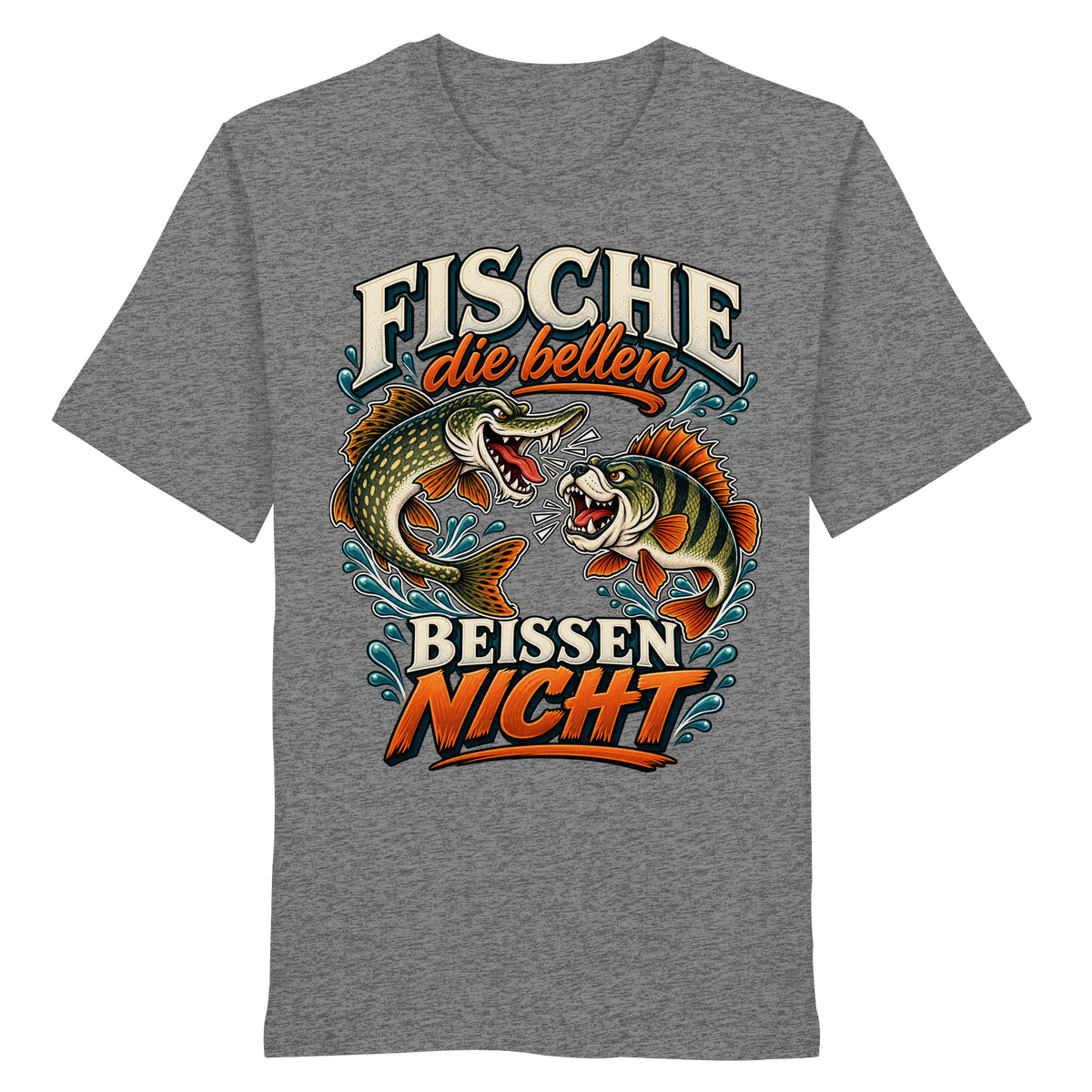 Fische die Bellen - Premium-Shirt