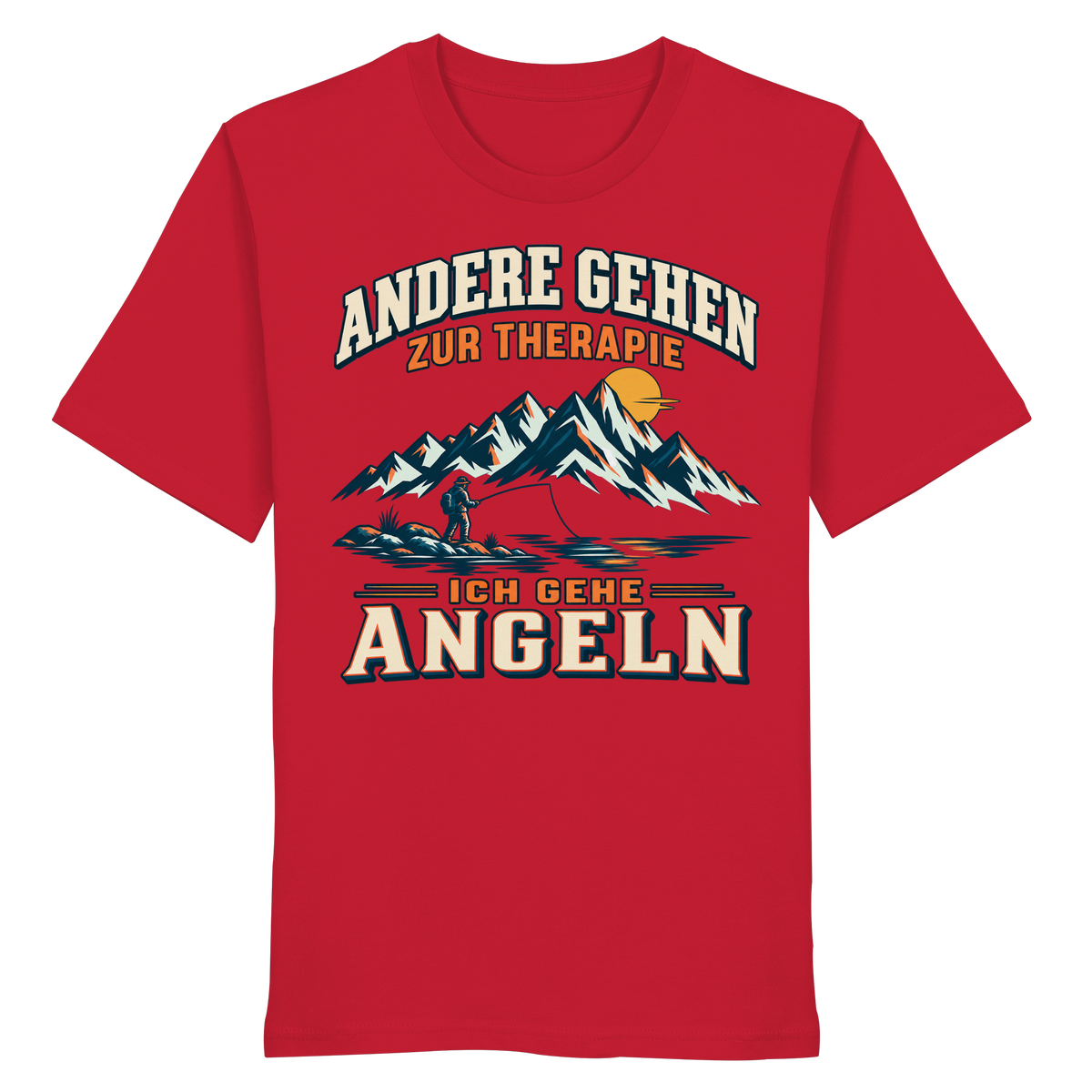 Therapie Angeln - Premium-Shirt