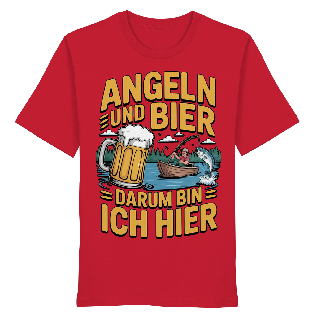 Angeln und Bier  - Premium Shirt