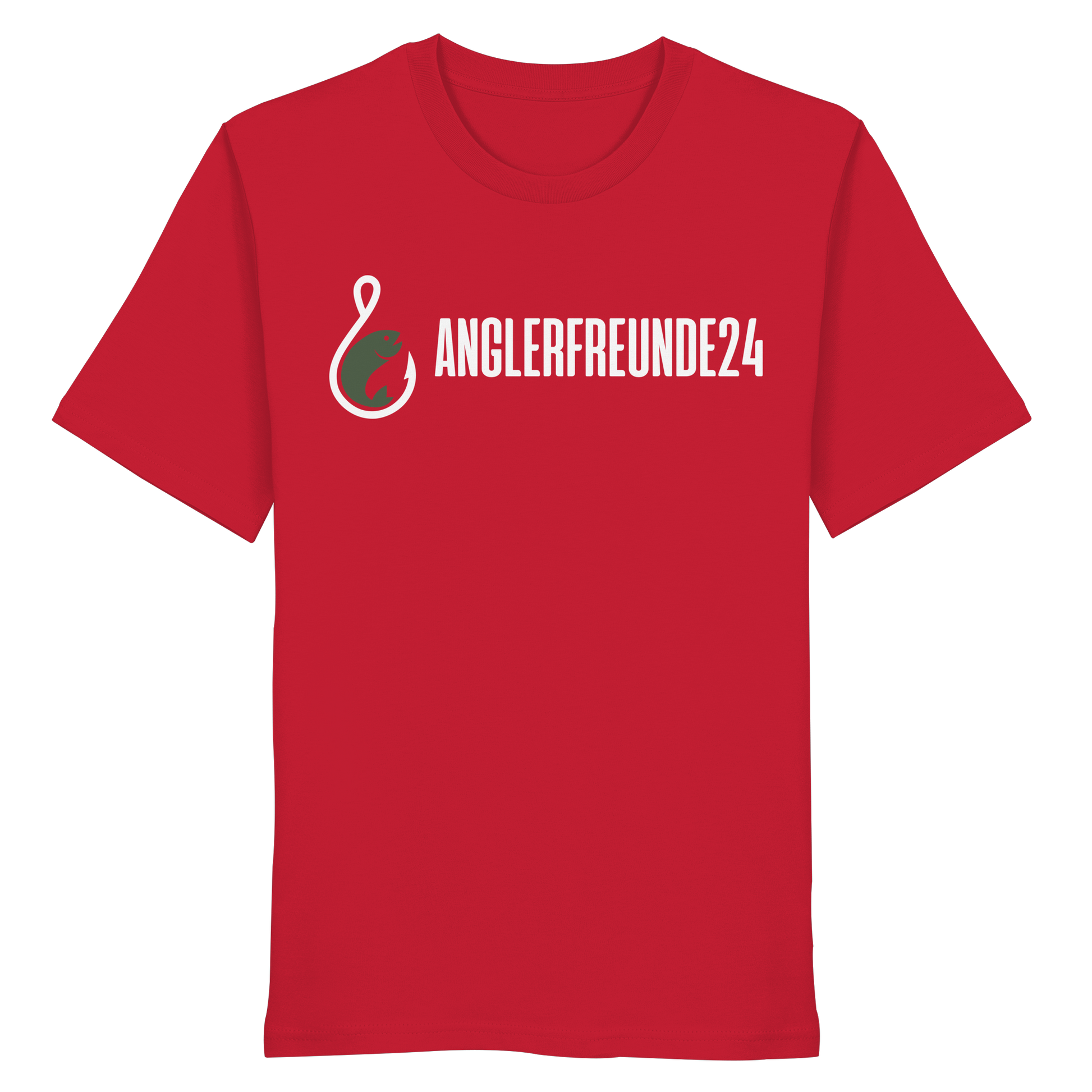 Anglerfreunde24 Weiß - Premium Shirt