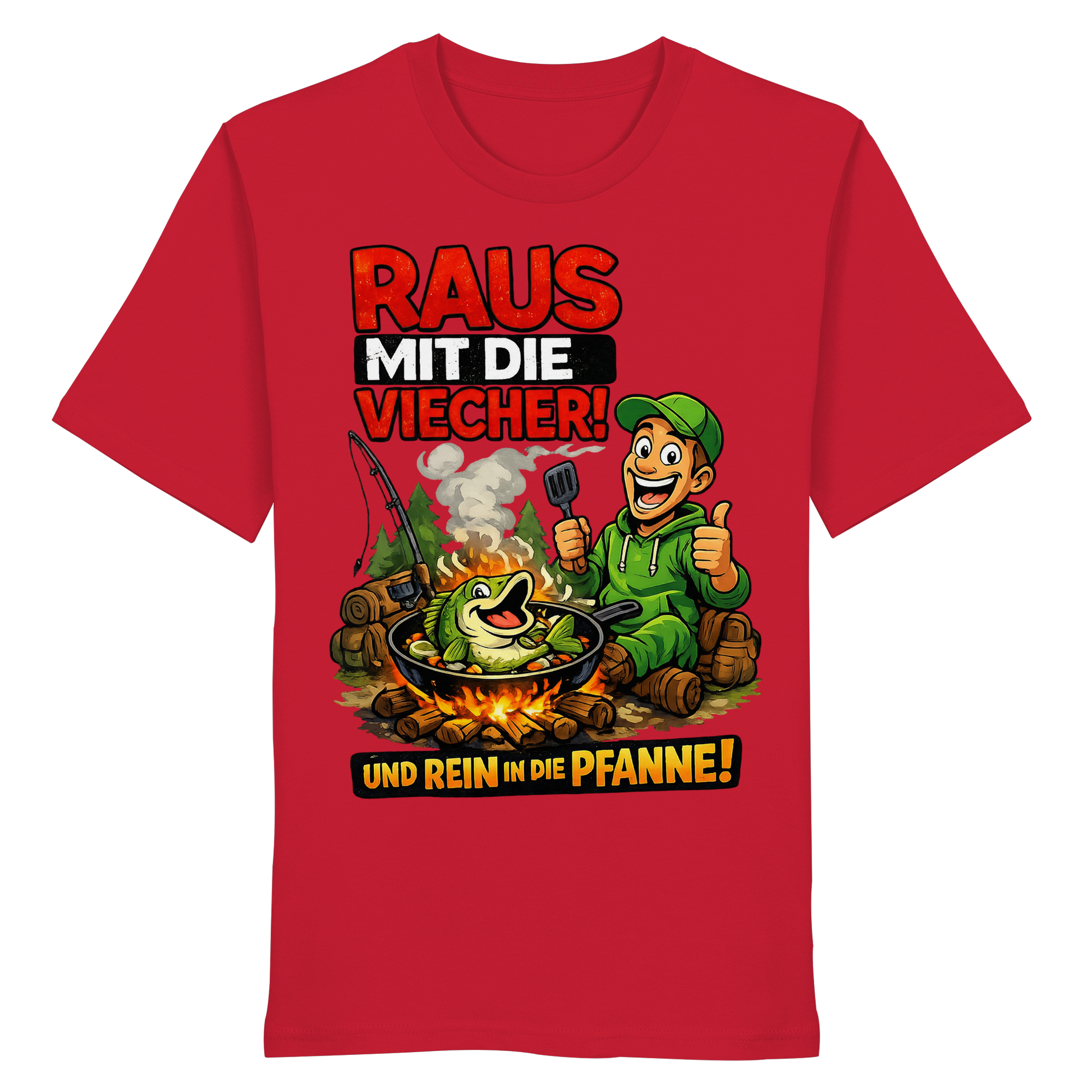 Raus Mit- Rein Pfanne - Premium Shirt