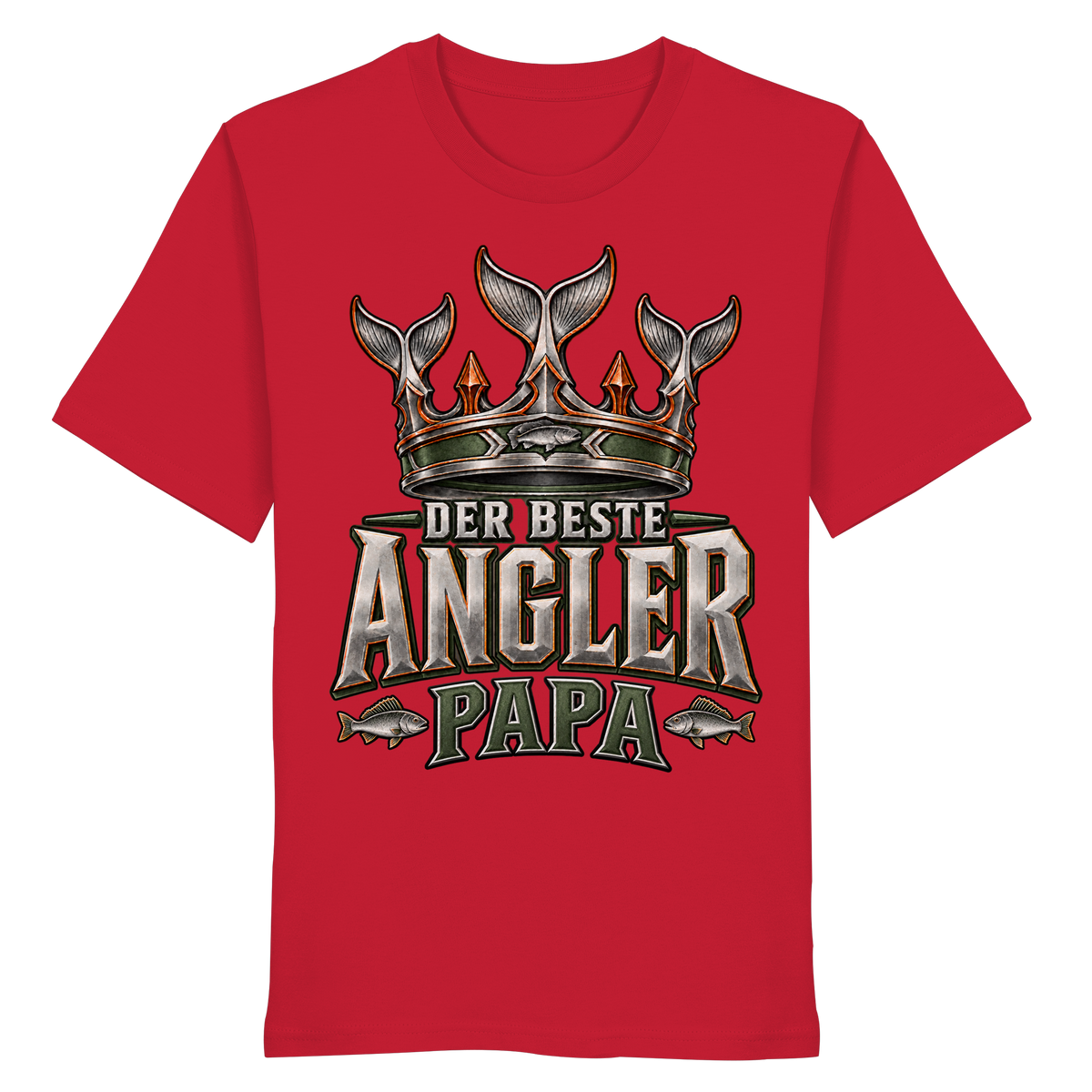 Der Beste Angler Papa - Premium-Shirt