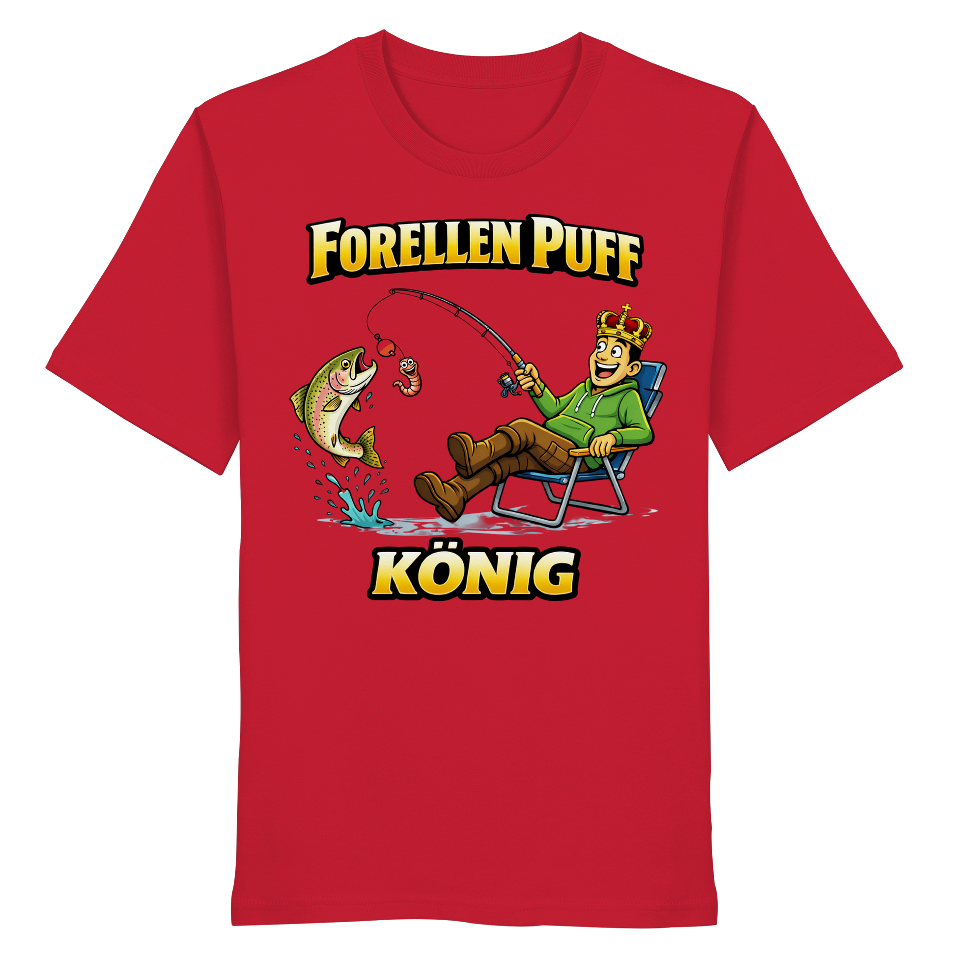 Forellen Puff König - Premium Shirt