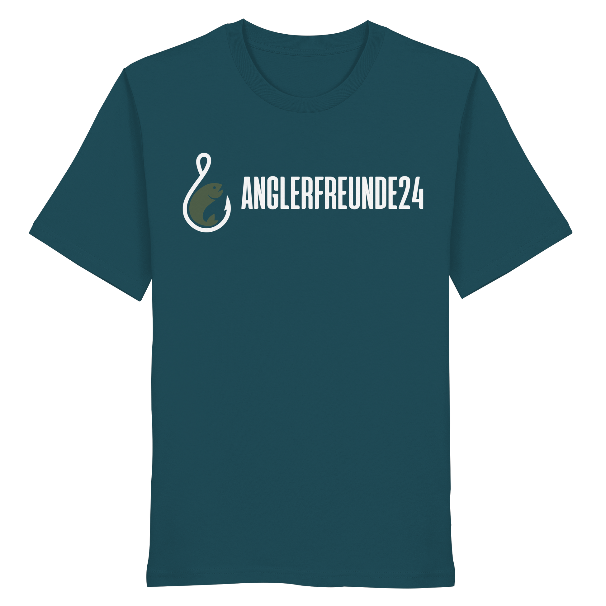 Anglerfreunde24 Weiß - Premium Shirt