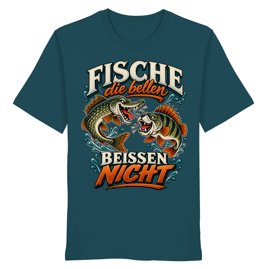 Fische die Bellen - Premium-Shirt