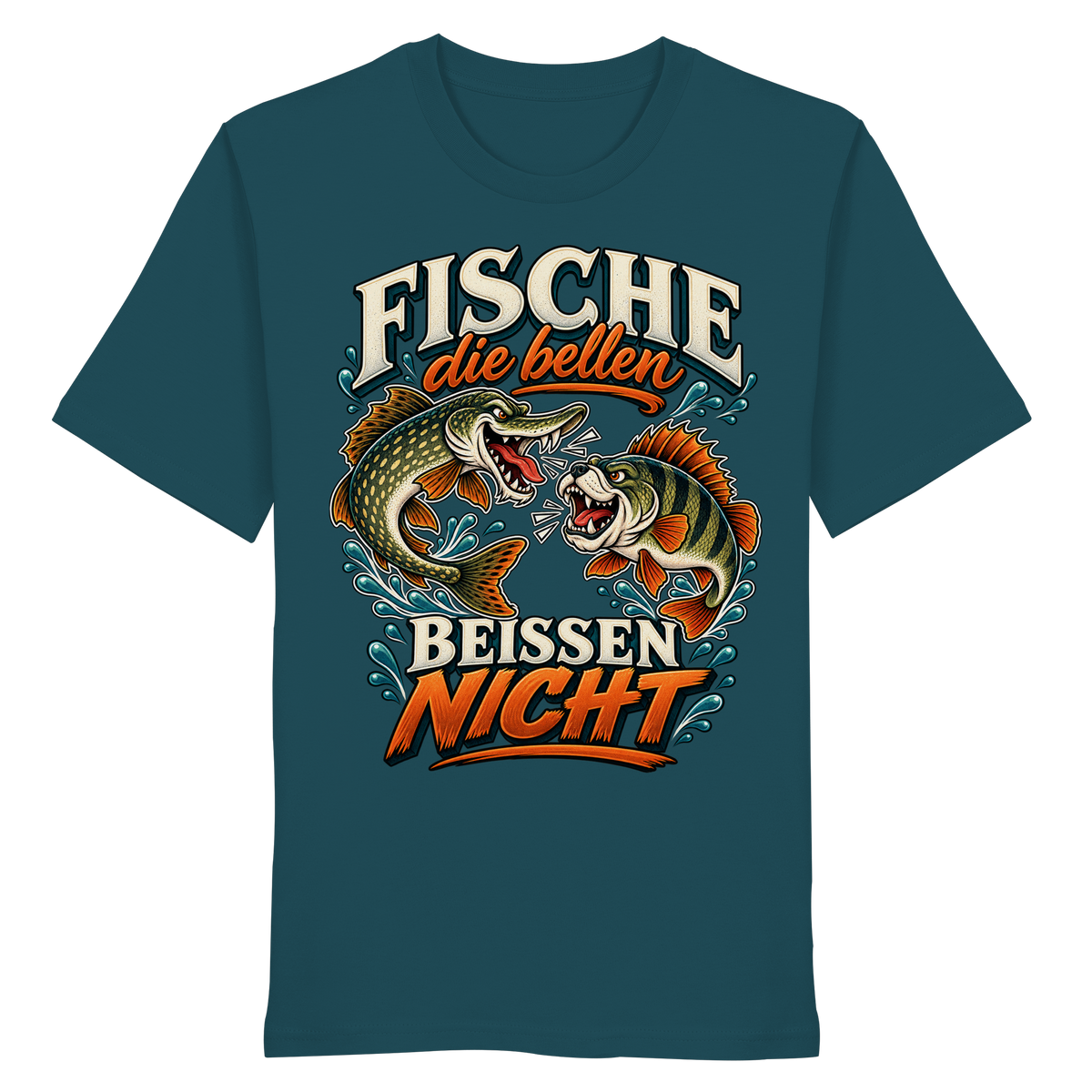 Fische die Bellen - Premium-Shirt