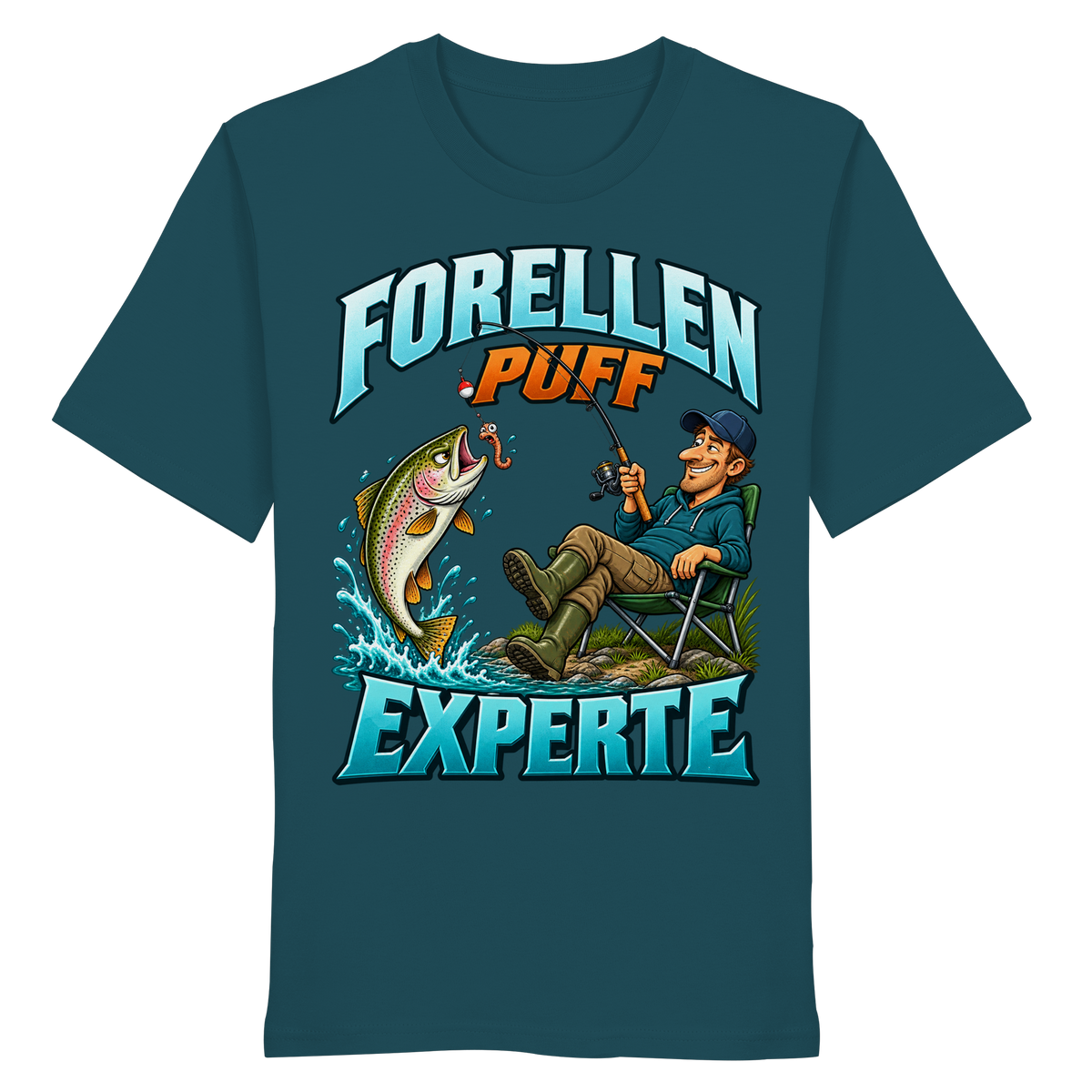 Forellen Puff Experte - Premium-Shirt