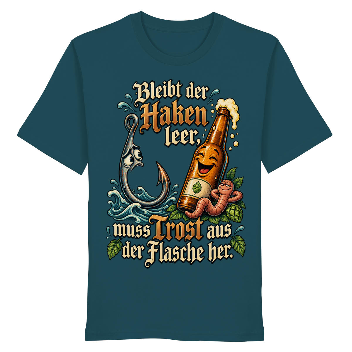 Bleibt der Haken leer - Premium-Shirt