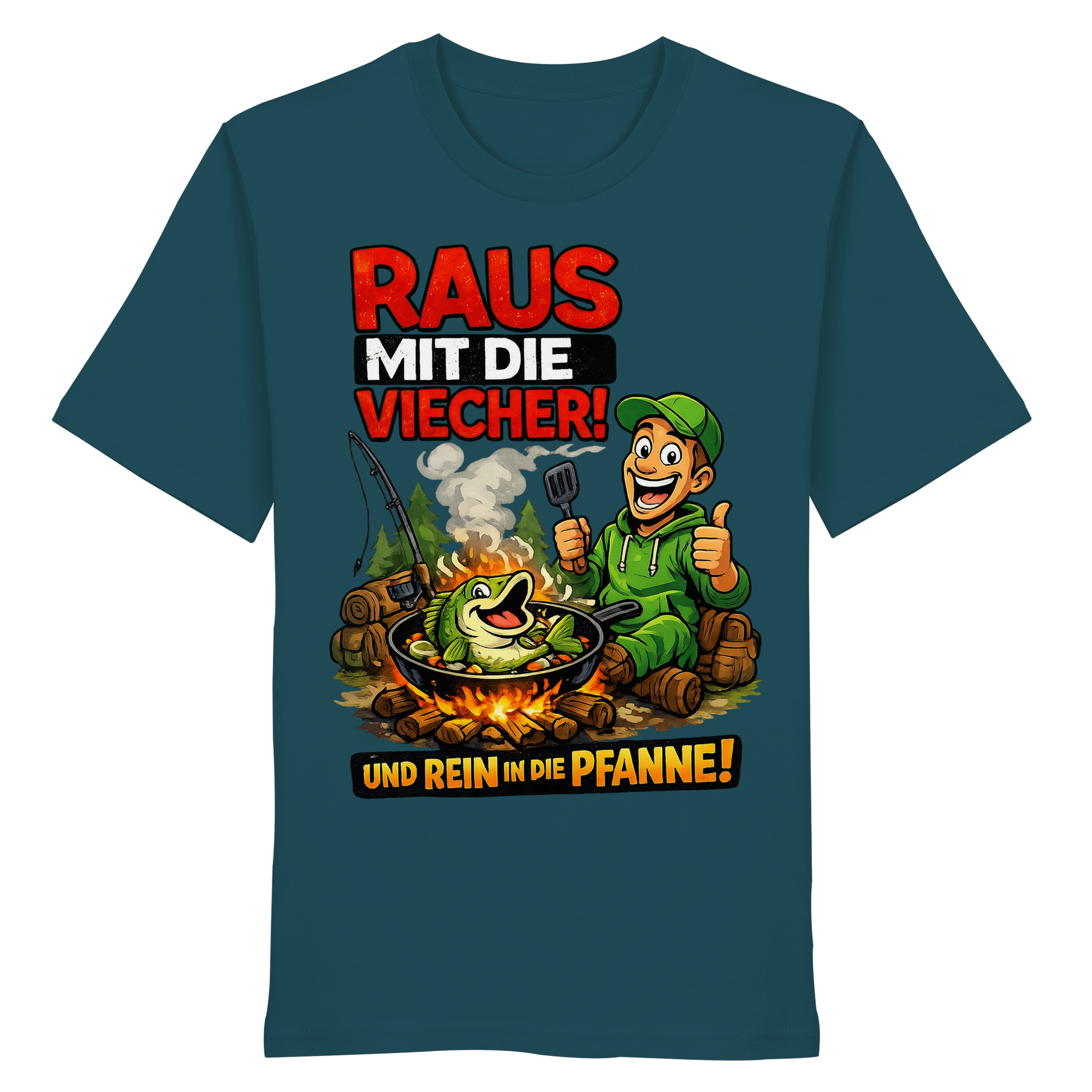 Raus Mit- Rein Pfanne - Premium Shirt