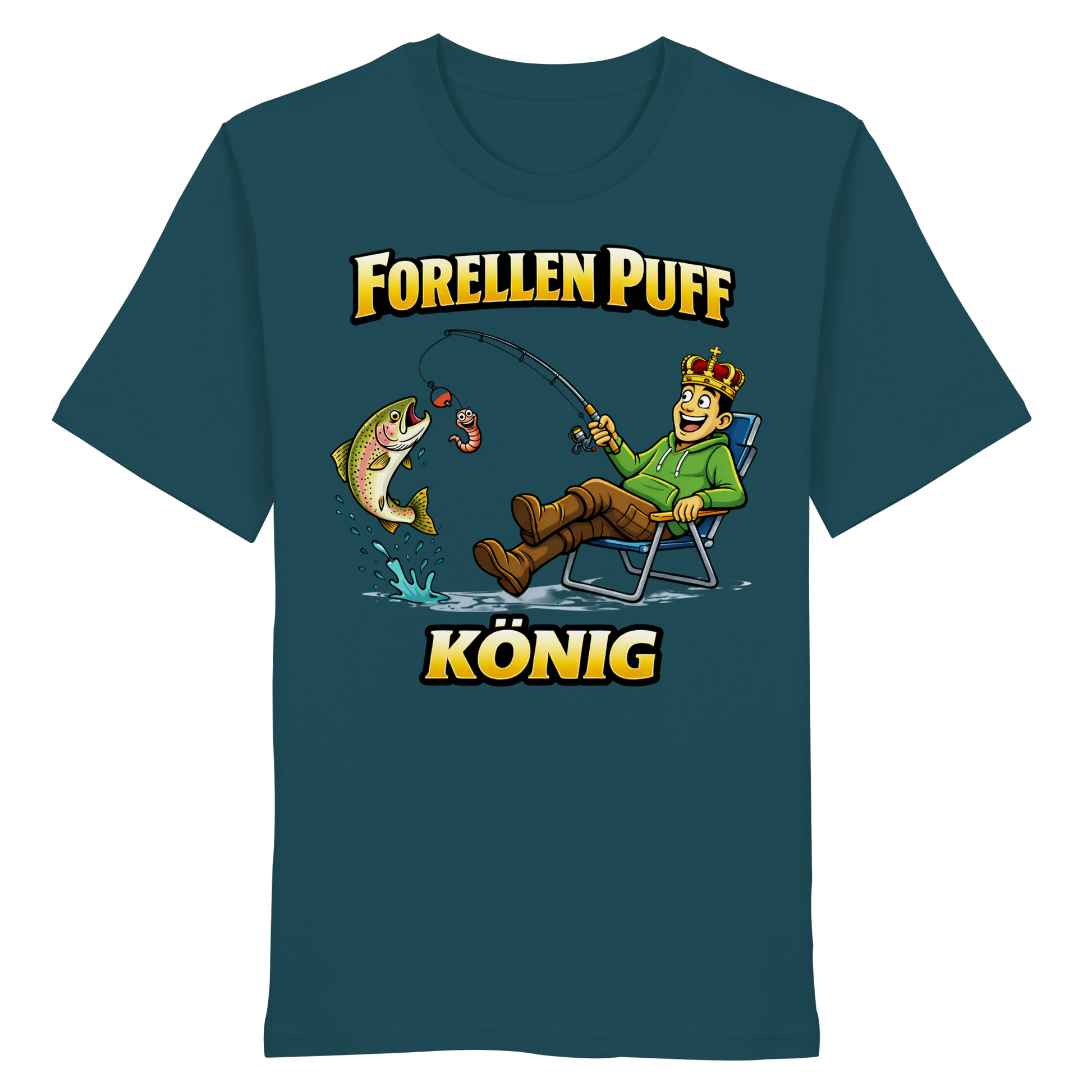 Forellen Puff König - Premium Shirt