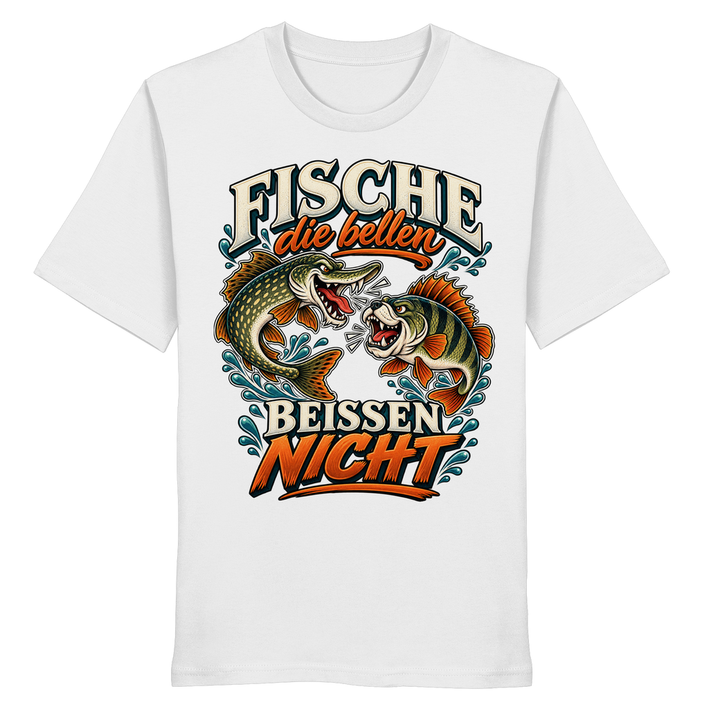 Fische die Bellen - Premium-Shirt