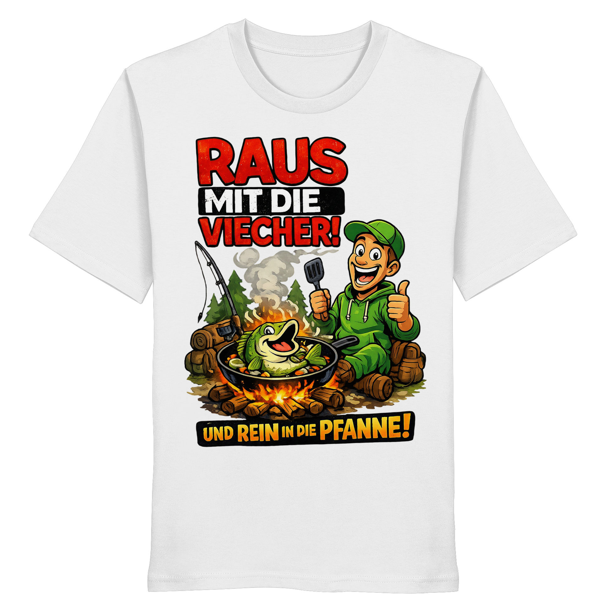 Raus Mit- Rein Pfanne - Premium Shirt