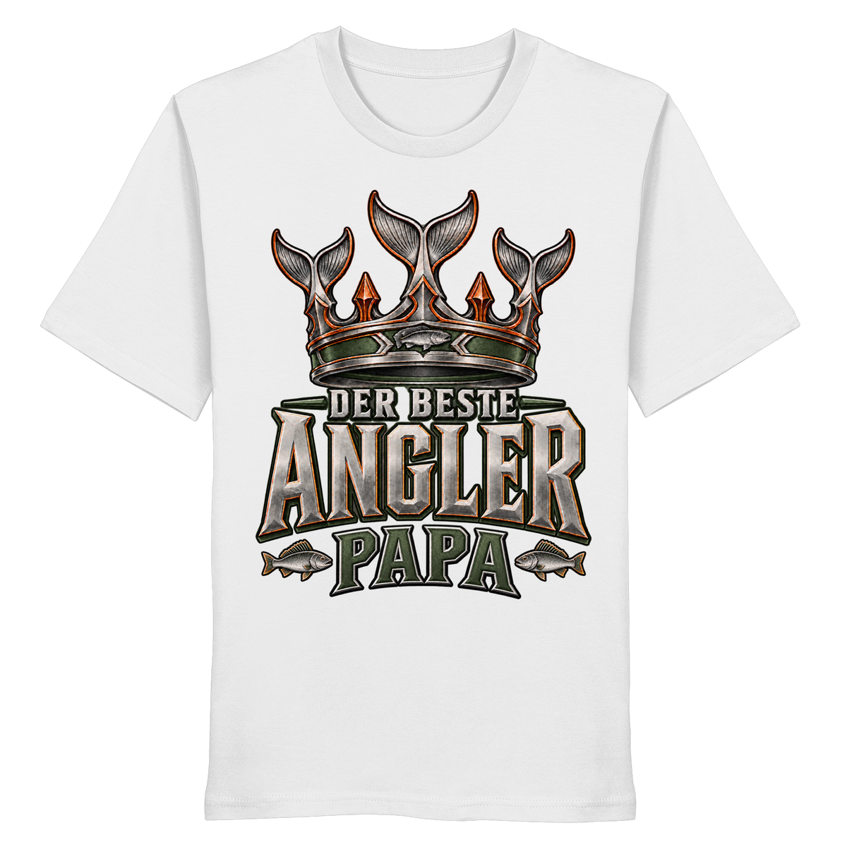 Der Beste Angler Papa - Premium-Shirt