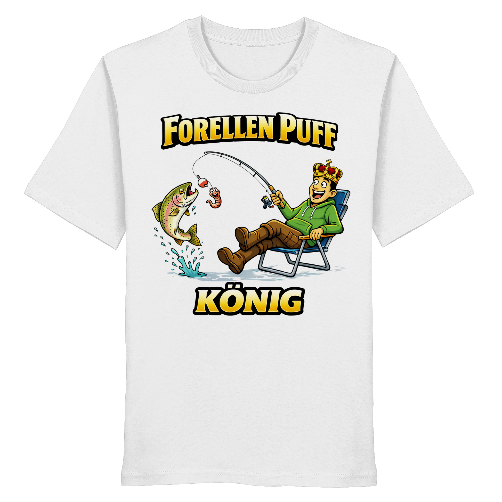 Forellen Puff König - Premium Shirt