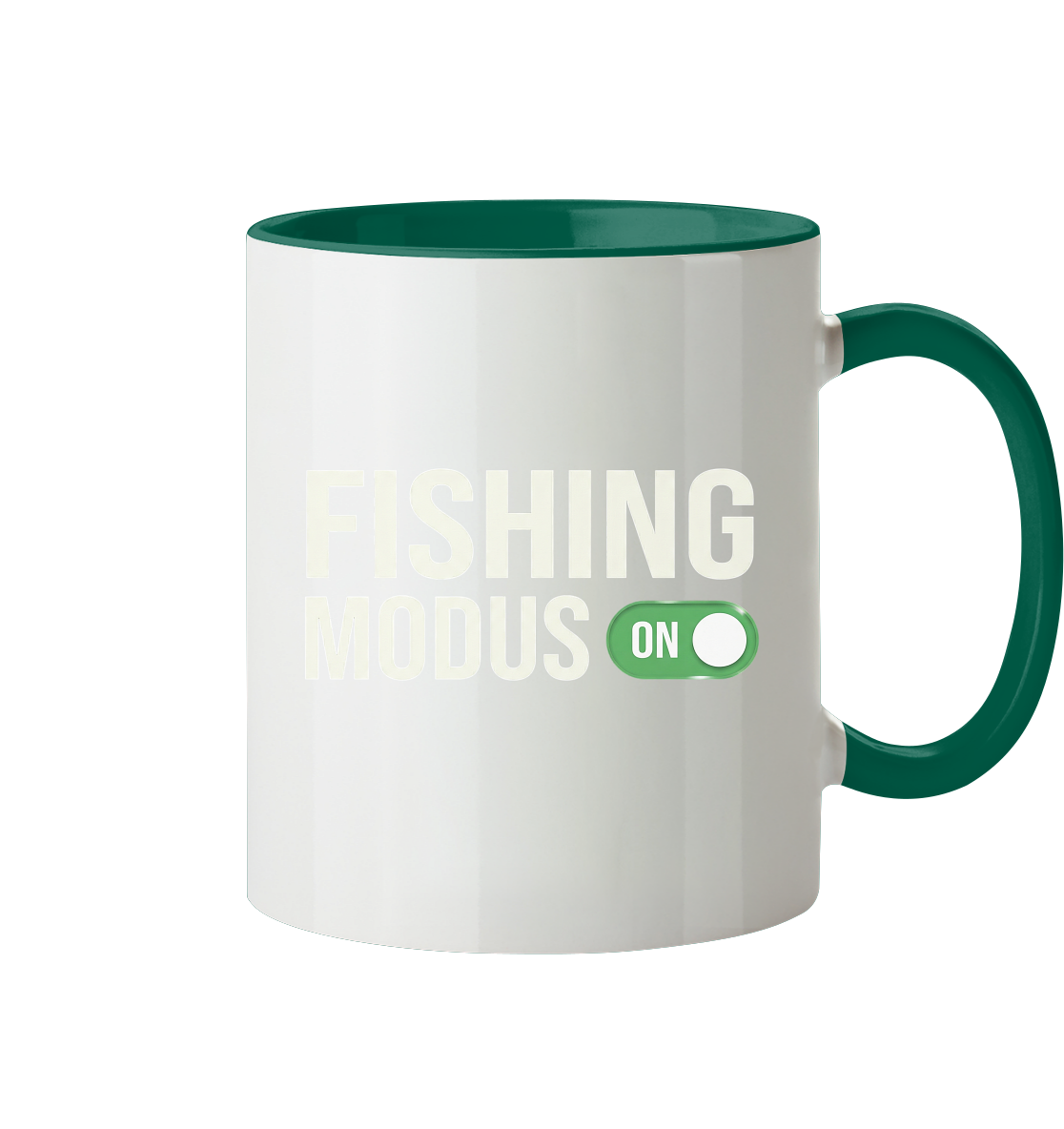 Fishing Modus On - Tasse zweifarbig