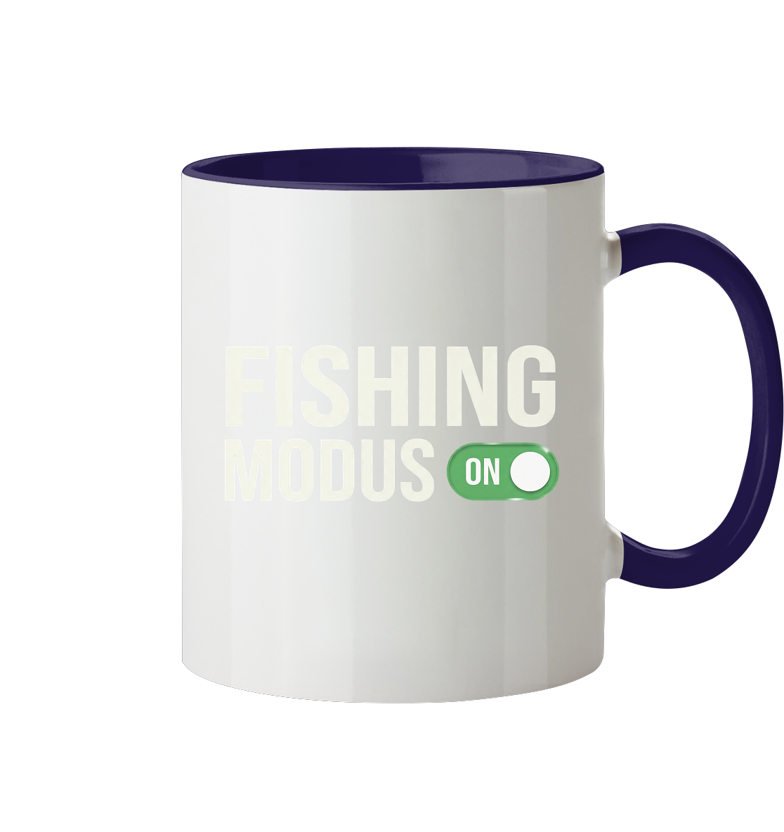 Fishing Modus On - Tasse zweifarbig