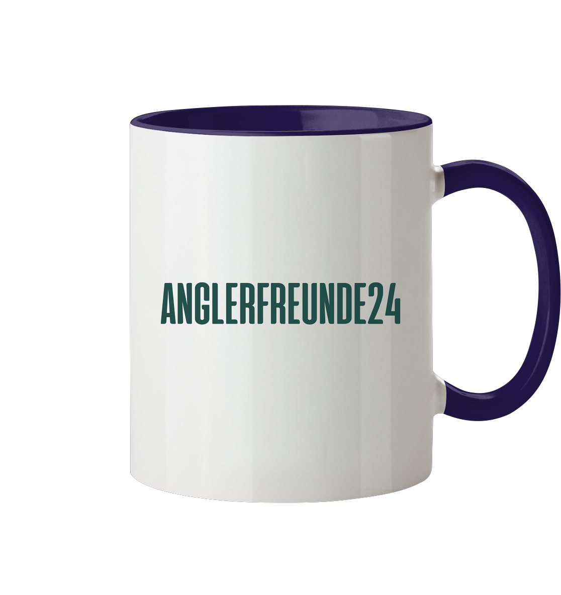 Anglerfreunde24 Logo Grün - Tasse zweifarbig