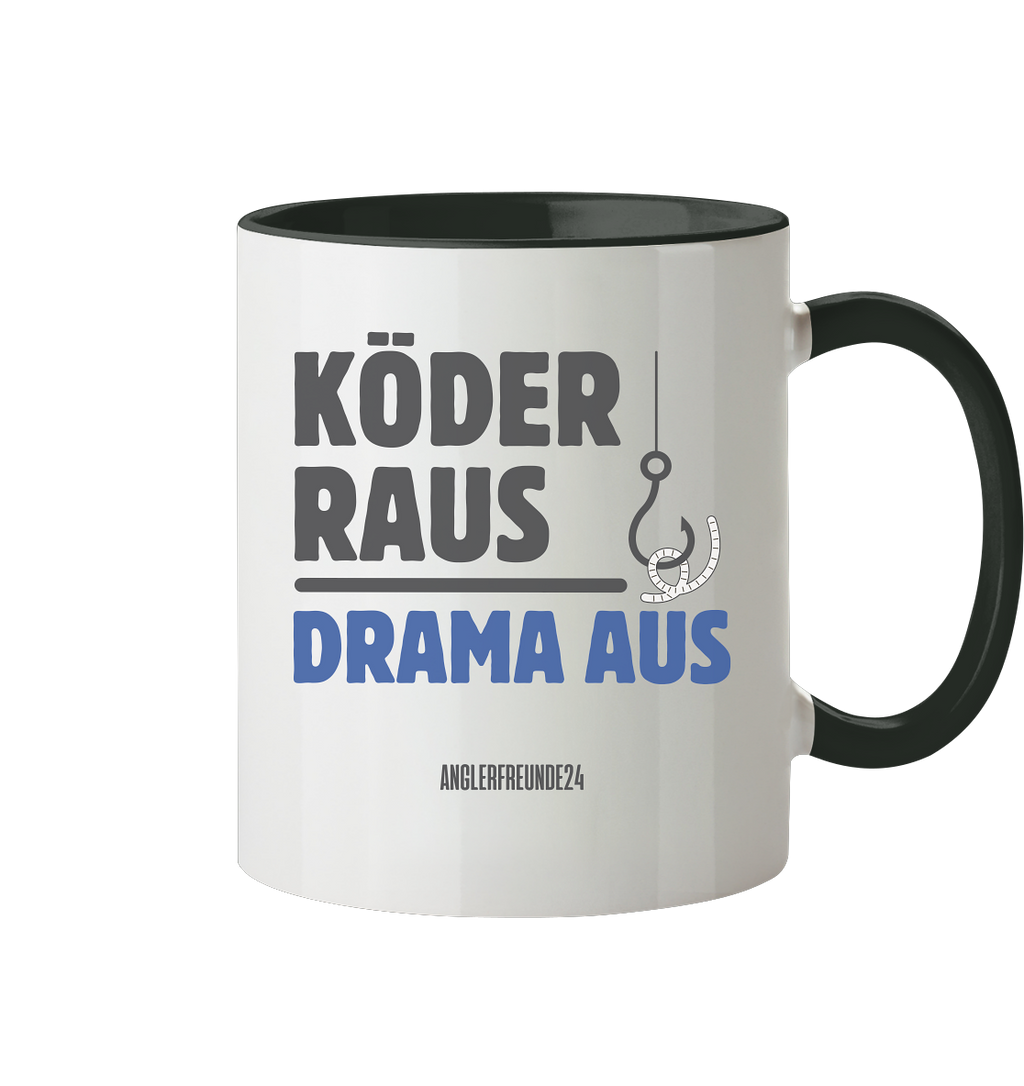Köder Raus - Tasse zweifarbig