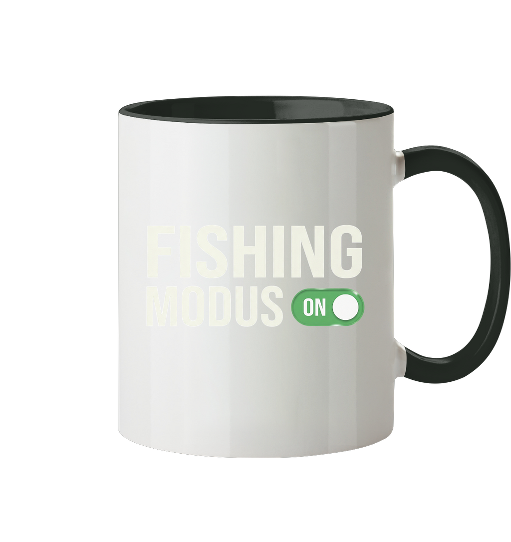 Fishing Modus On - Tasse zweifarbig