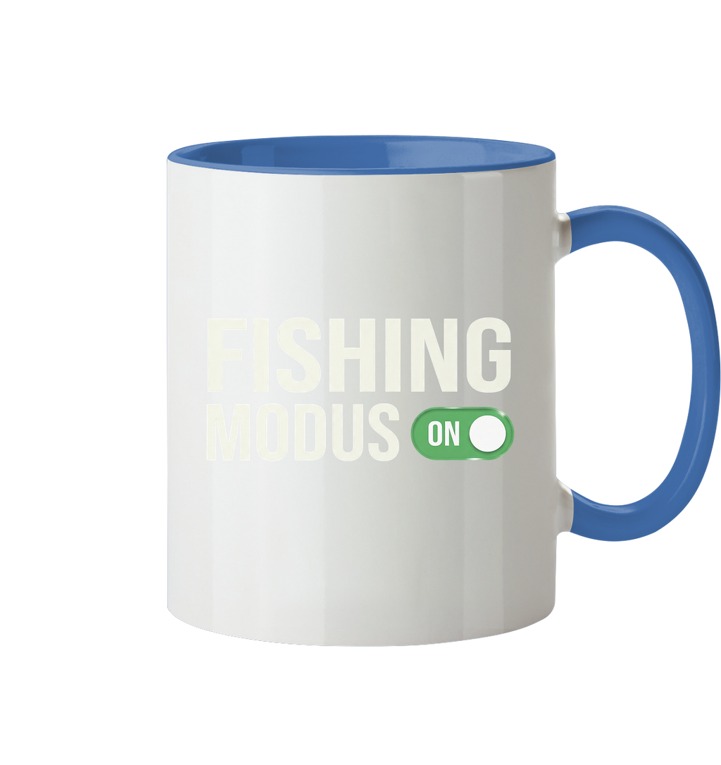 Fishing Modus On - Tasse zweifarbig