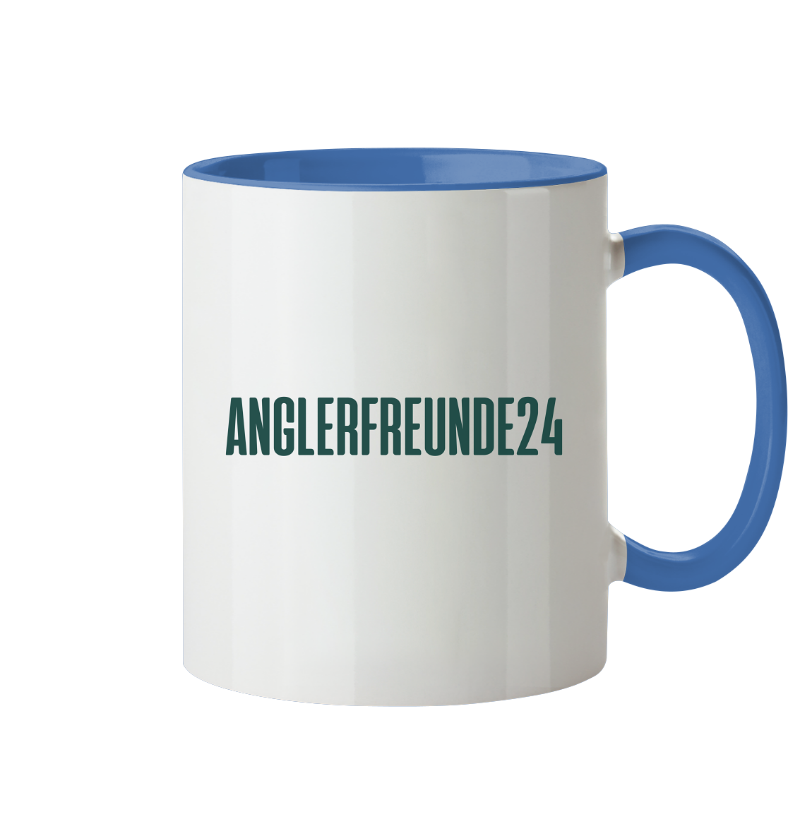 Anglerfreunde24 Logo Grün - Tasse zweifarbig