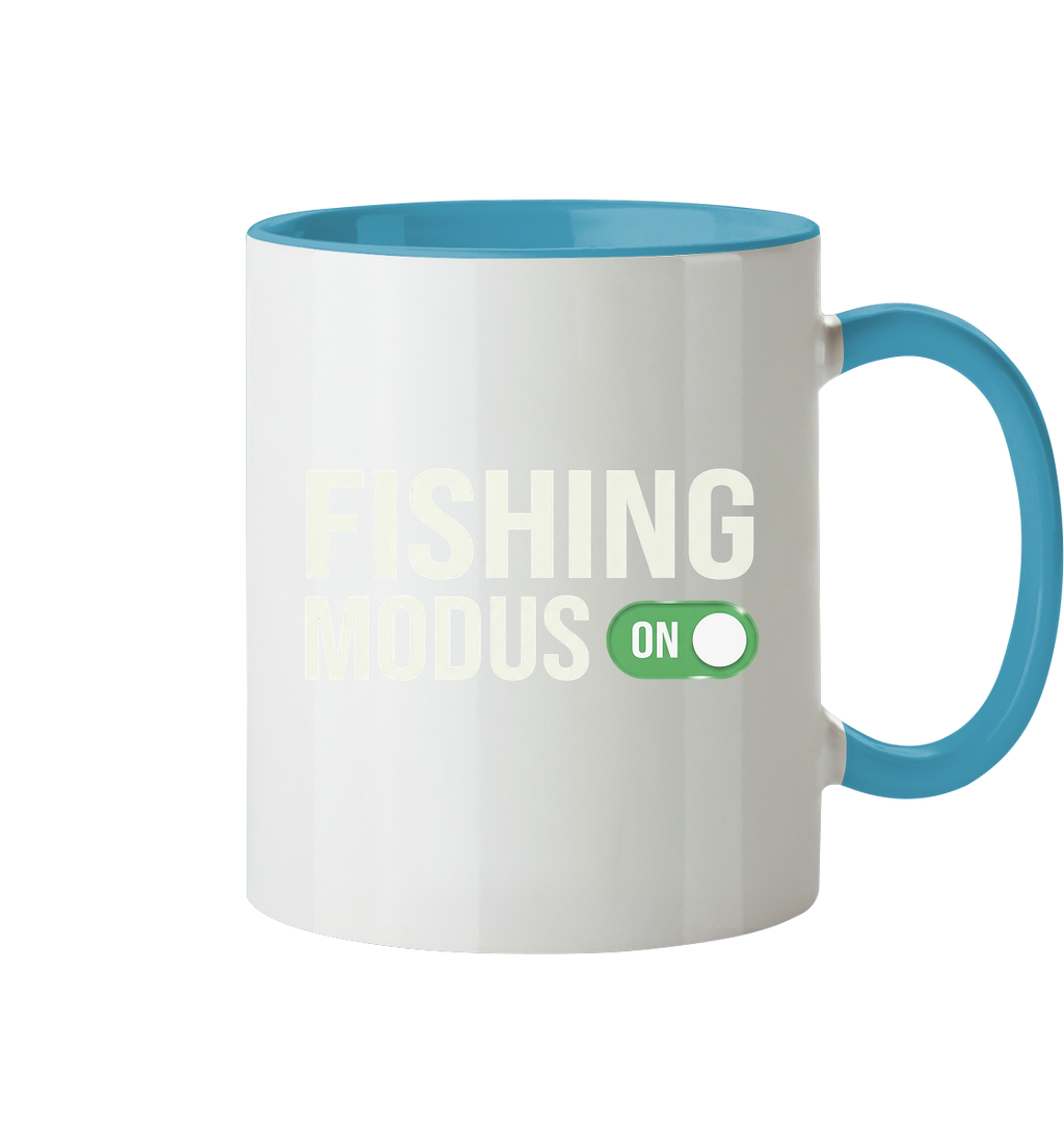 Fishing Modus On - Tasse zweifarbig