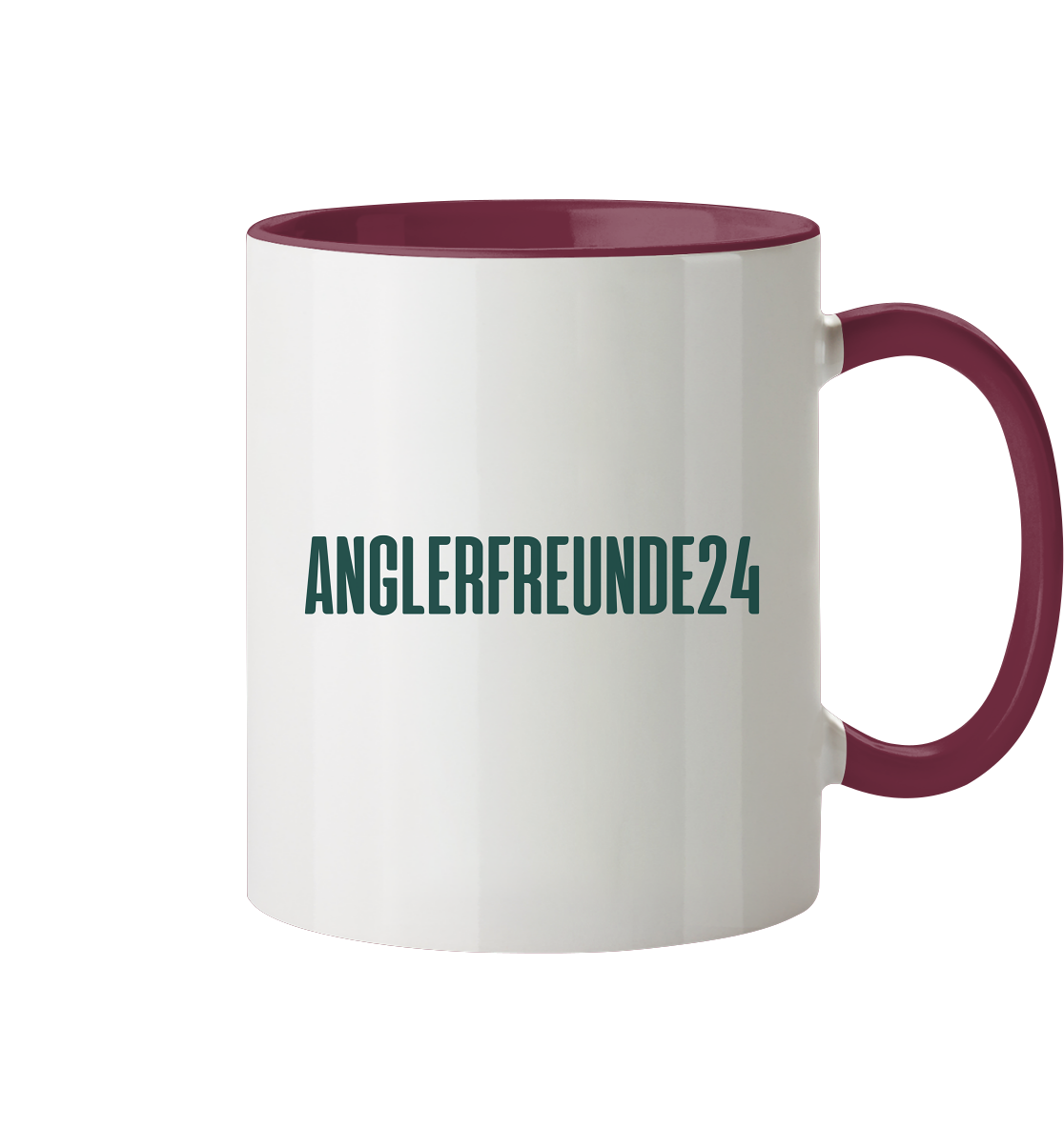 Anglerfreunde24 Logo Grün - Tasse zweifarbig