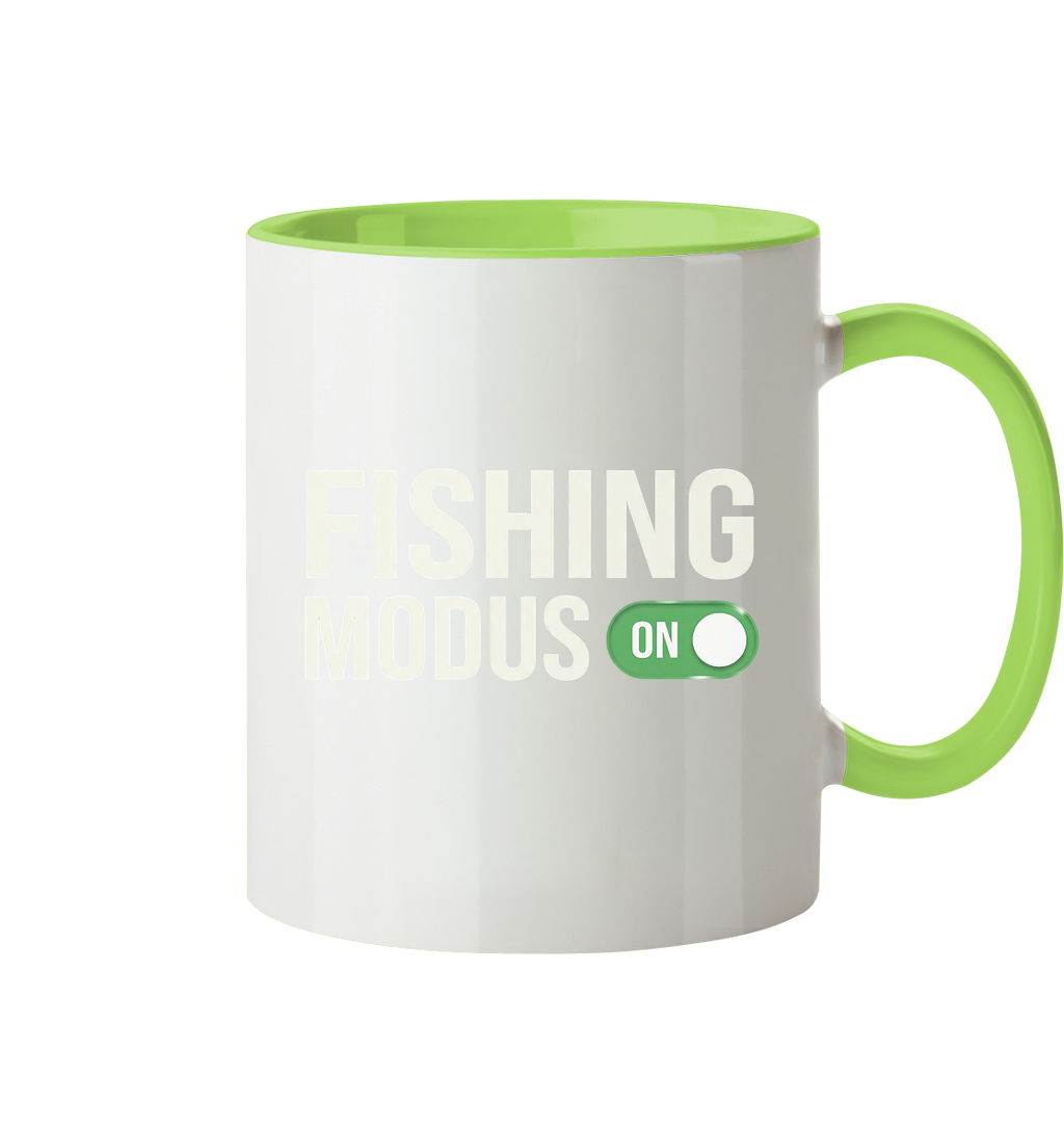 Fishing Modus On - Tasse zweifarbig