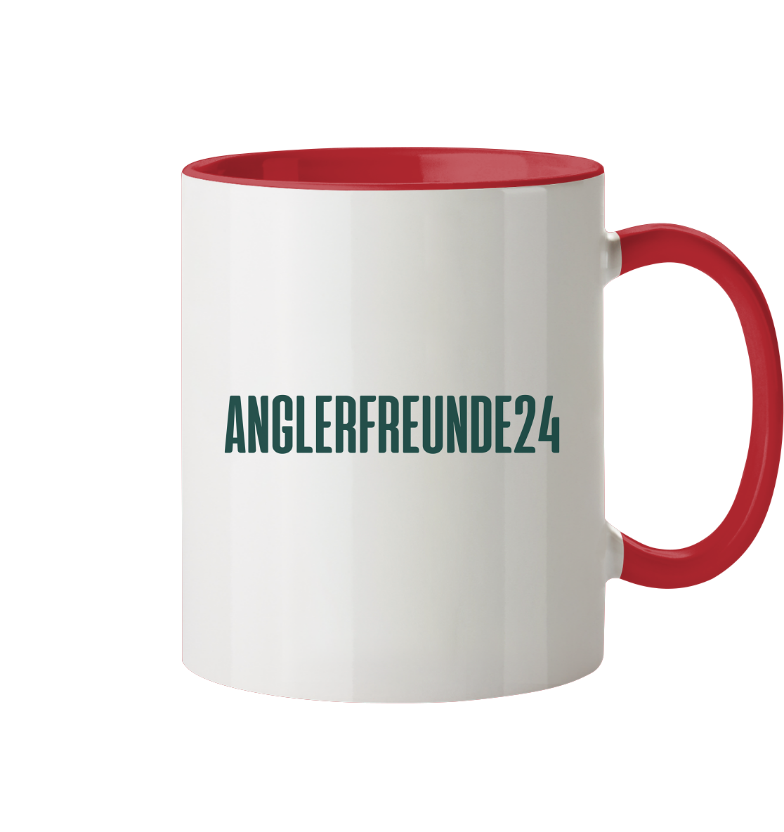 Anglerfreunde24 Logo Grün - Tasse zweifarbig