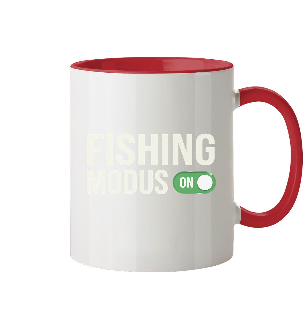 Fishing Modus On - Tasse zweifarbig
